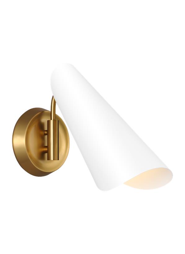 TRESA Picture lighting White, Gold - AEW1001BBSMWT | GENERATION LIGHTING