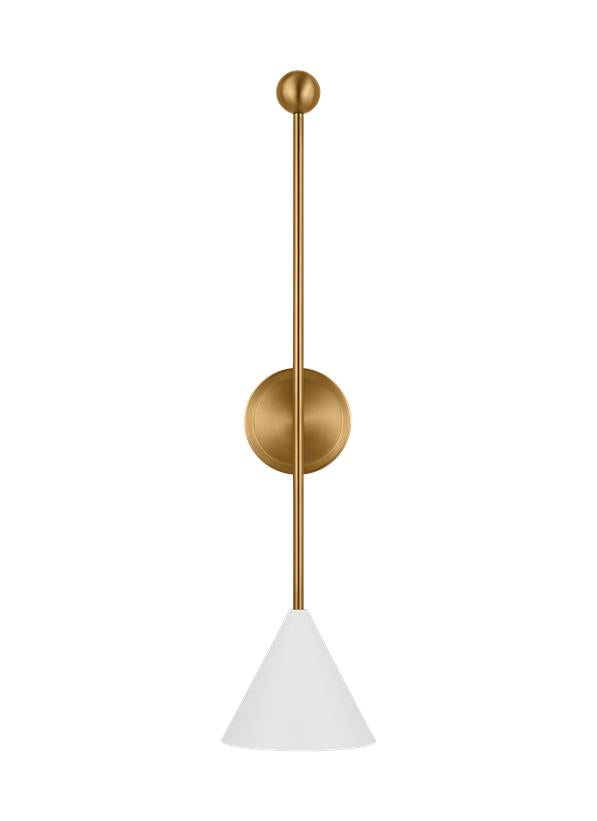 COSMO Wall sconce White, Gold - AEW1041MWTBBS | GENERATION LIGHTING