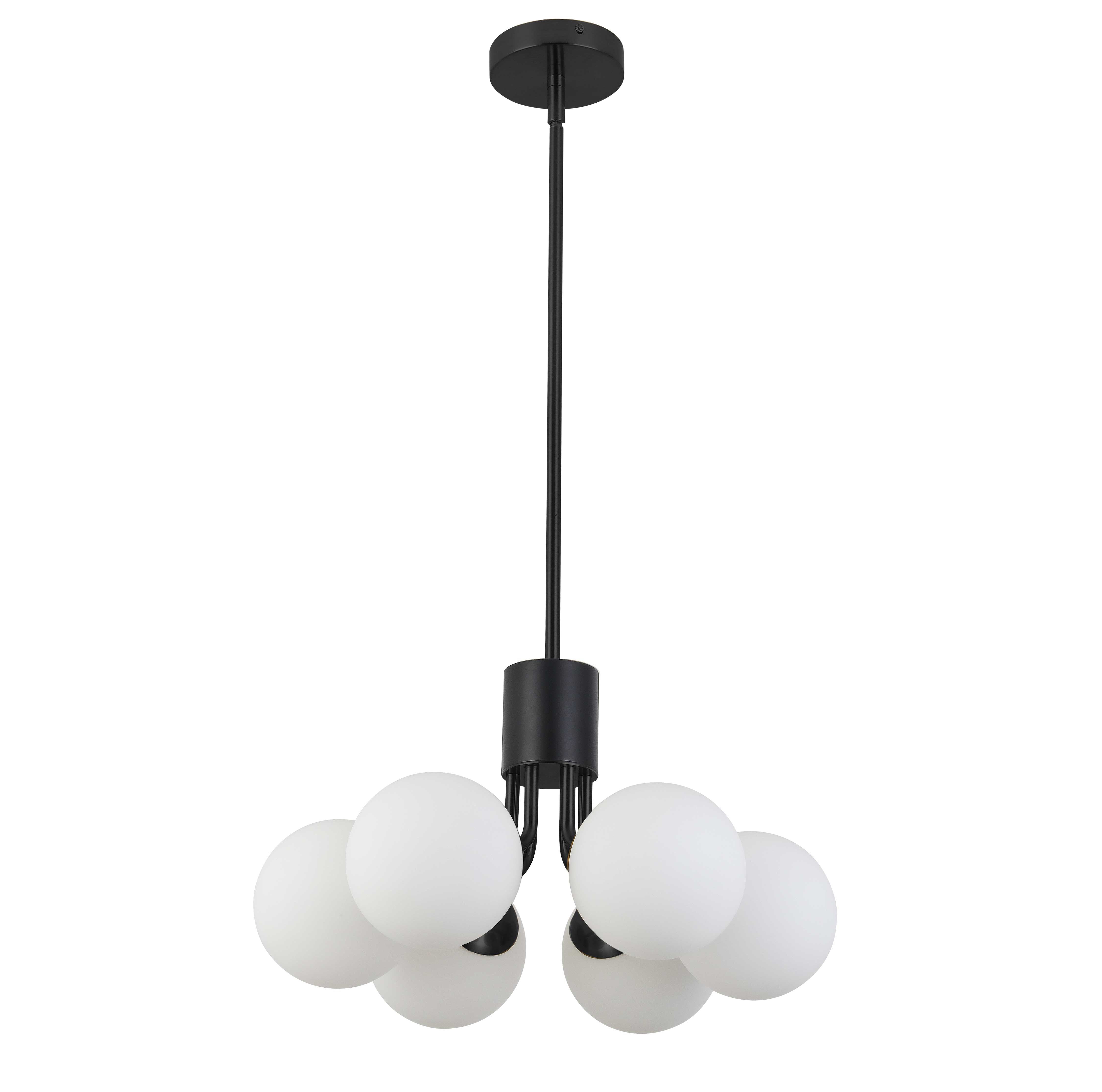 AMANDA Chandelier Black - AMA-186P-MB | DAINOLITE