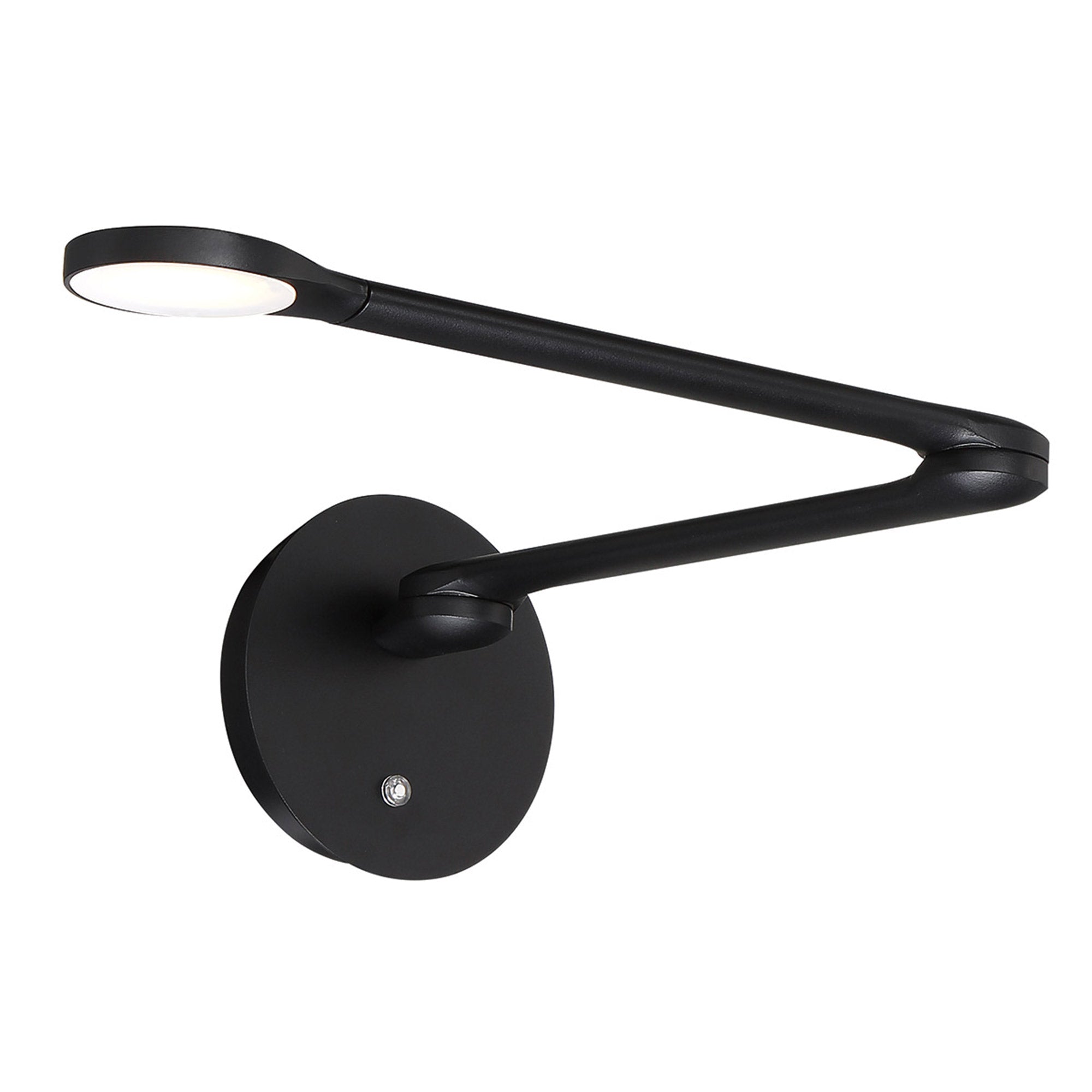 REFLEX Murale orientable Noir DEL INTÉGRÉ - BL-21924-BK | MODERN-FORMS