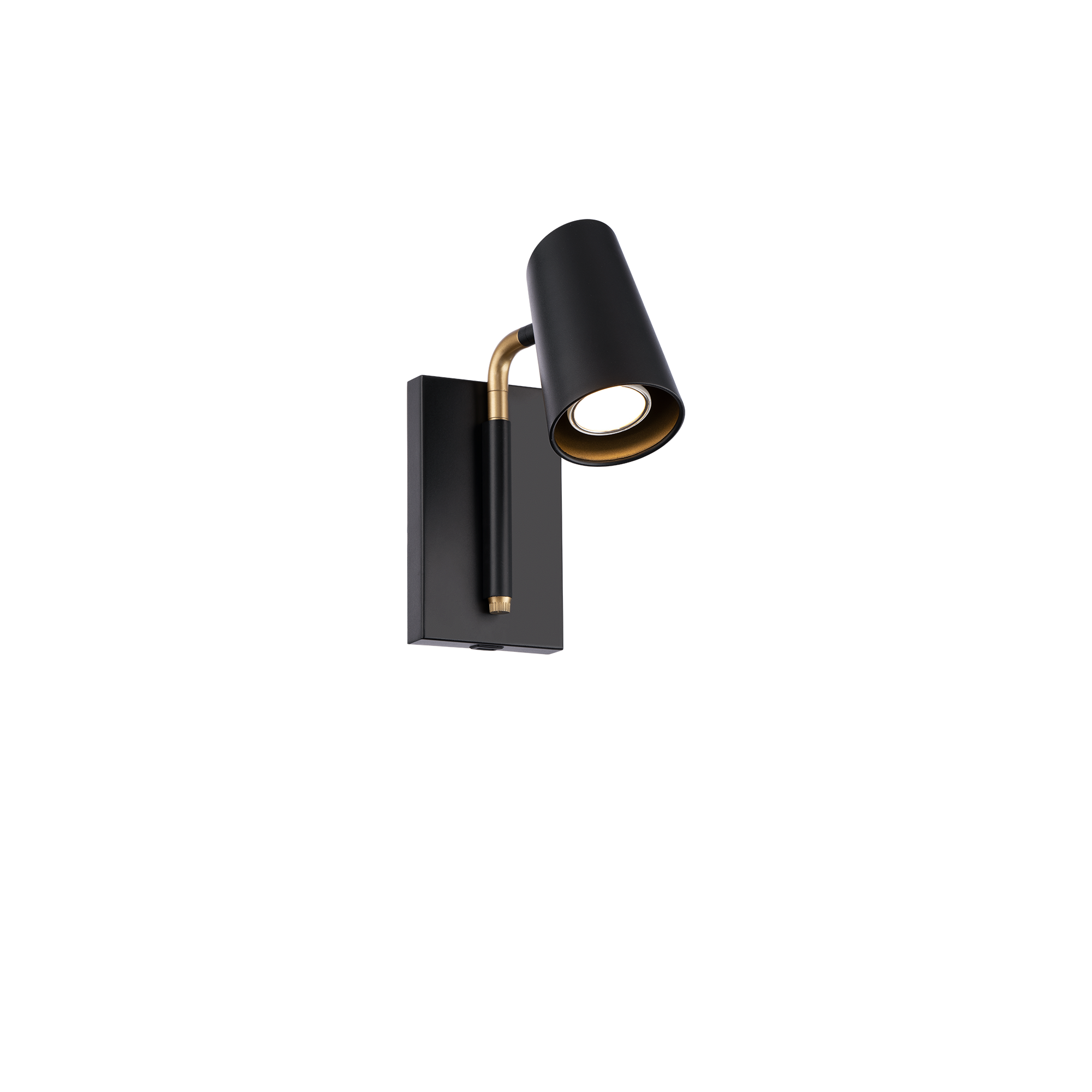 STYLUS Wall sconce Black, Gold INTEGRATED LED - BL-24908-BK/GO | MODERN FORMS