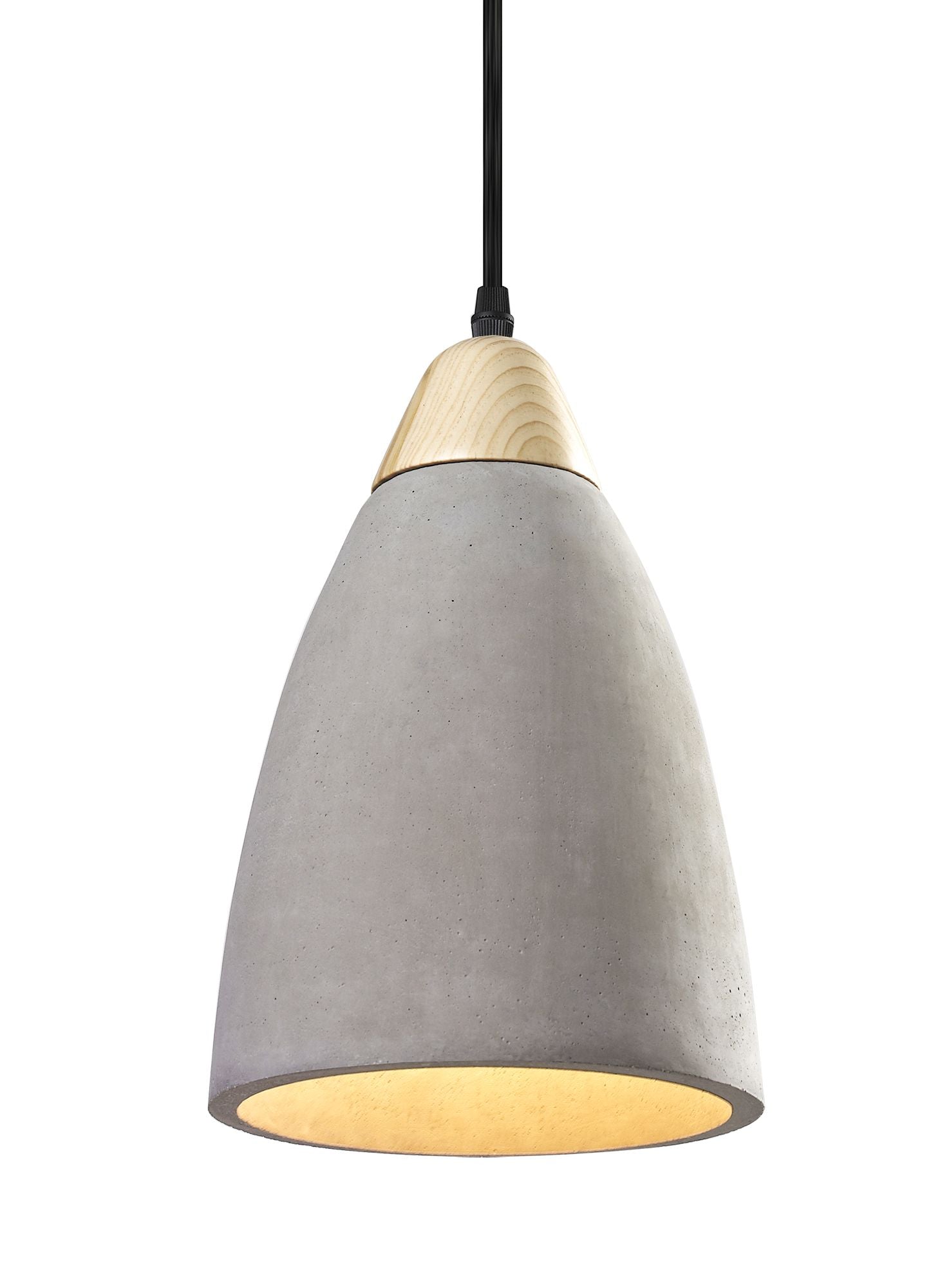 INDUSTRIAL-COLLECTION Suspension simple Bois - C53204CR | MATTEO