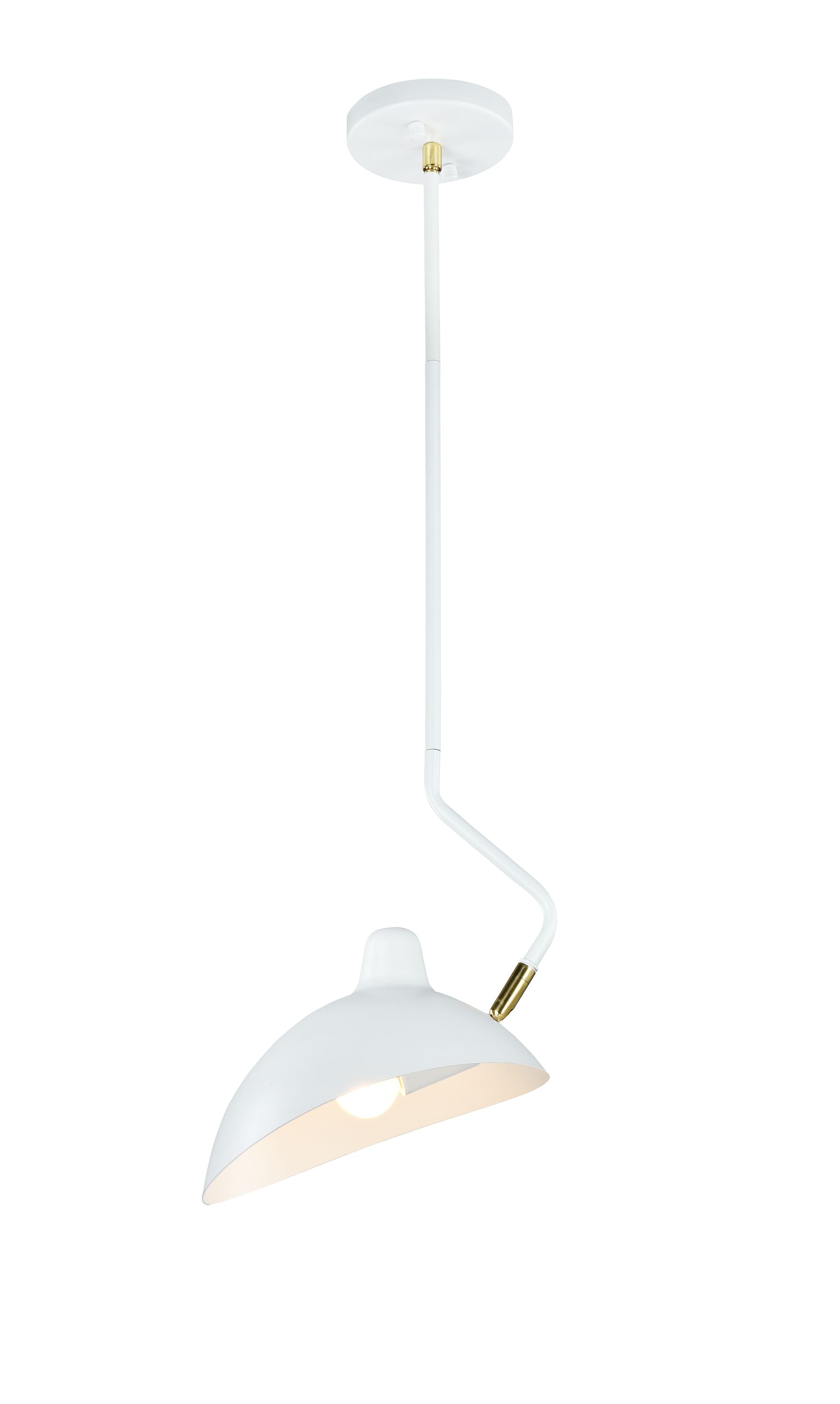 DROID Suspension simple Blanc, Or - C57901WH | MATTEO