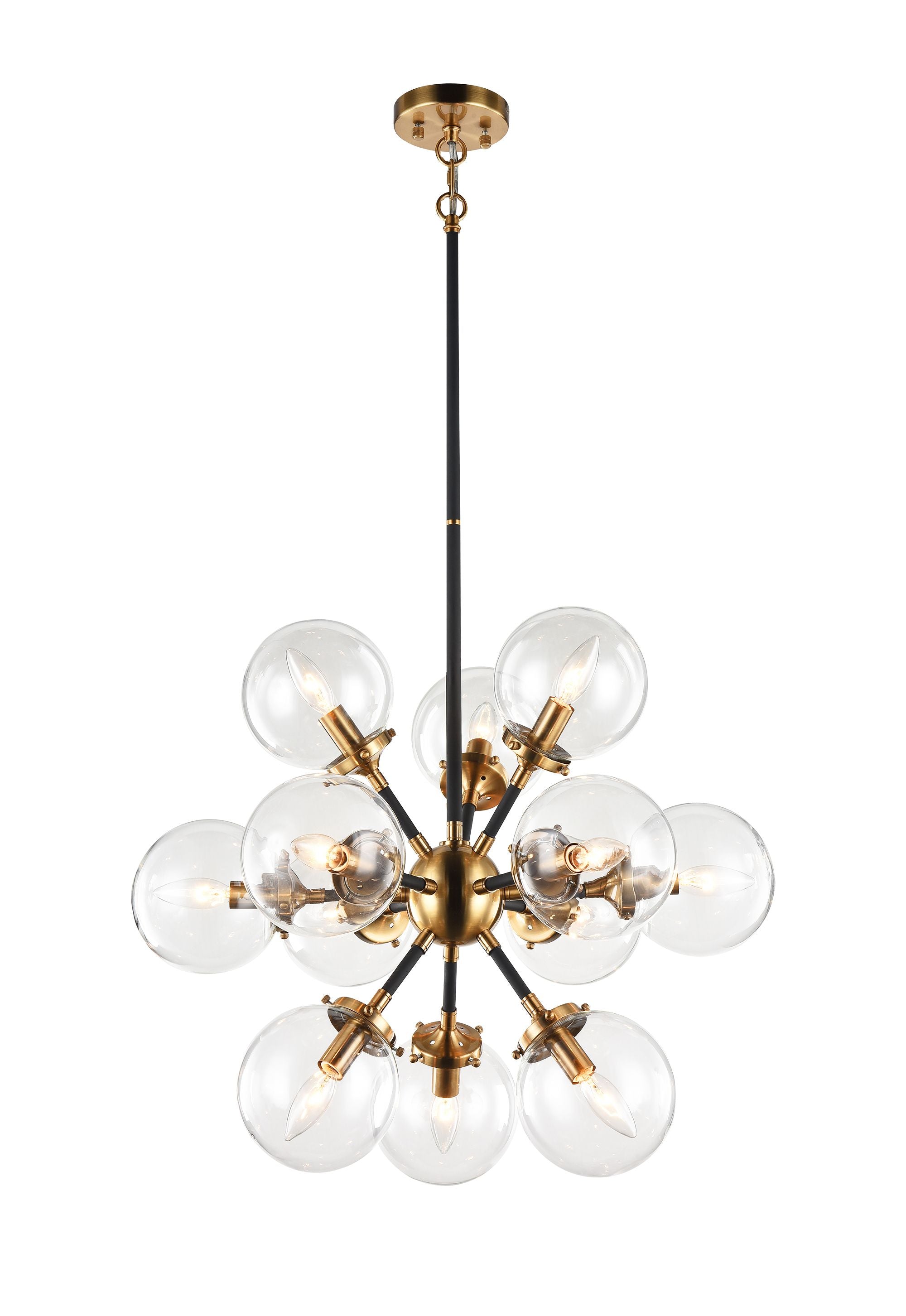 SOLEIL Chandelier Or - C62812AGCL | MATTEO