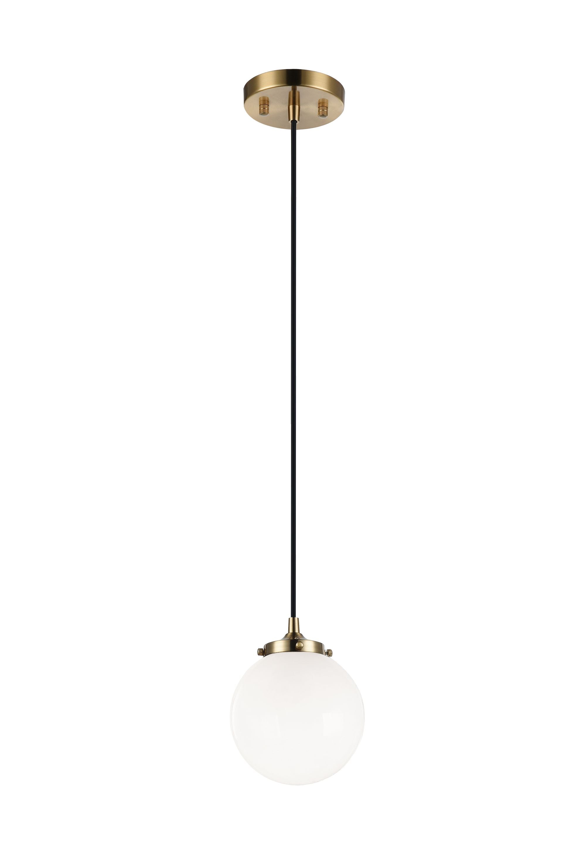 THE-BOUGIE Suspension simple Or - C63001AGOP | MATTEO