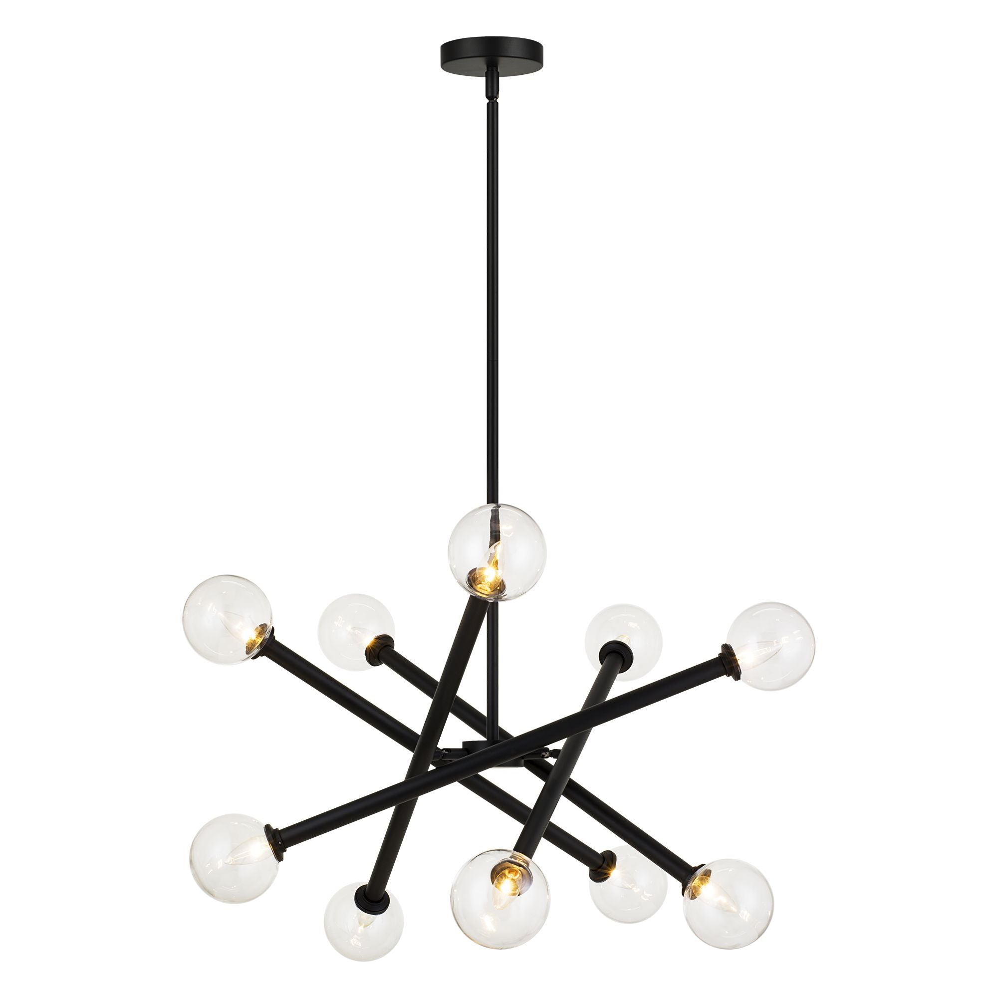 MATCH-STIX Chandelier Noir - C64610BKCL | MATTEO