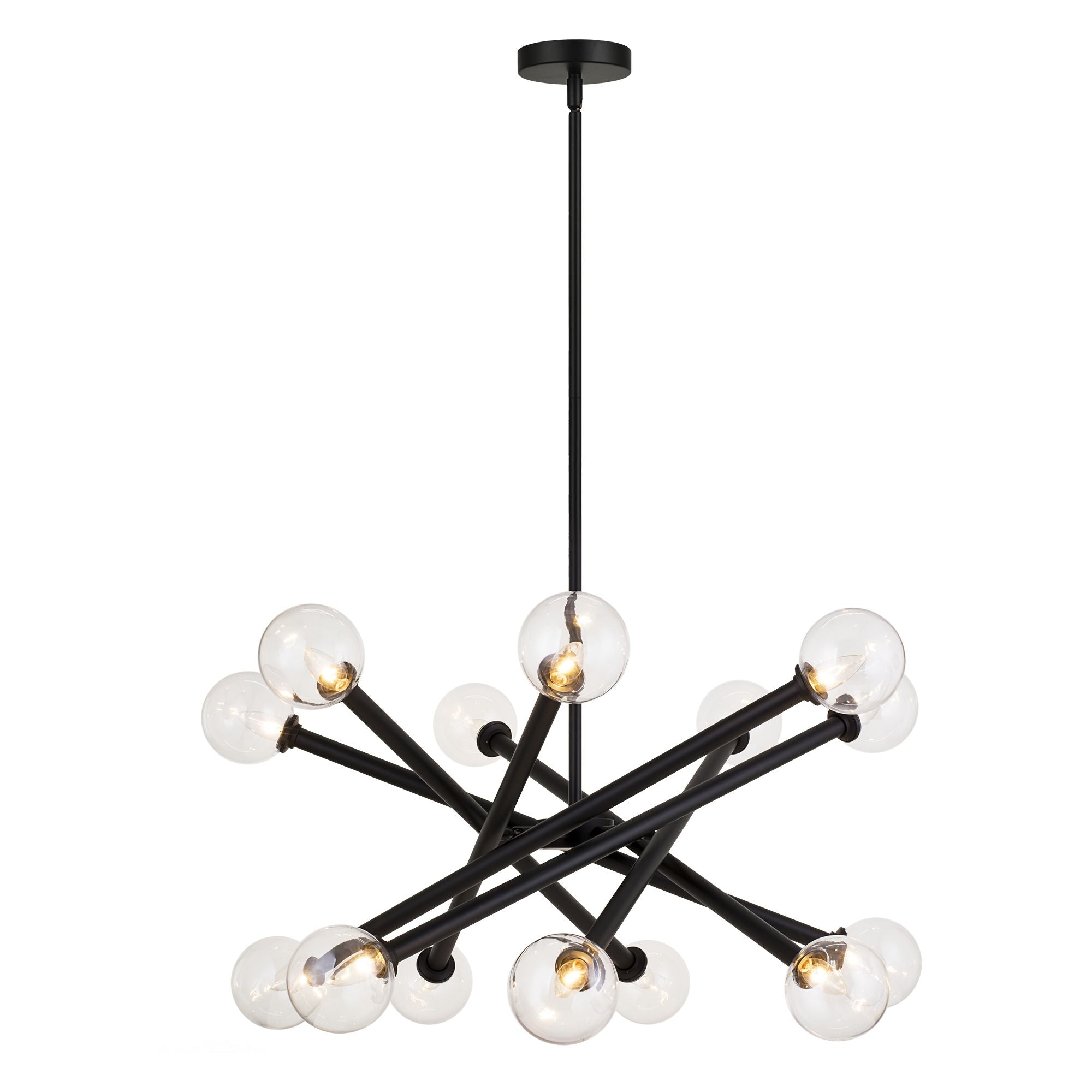MATCH-STIX Chandelier Noir - C64614BKCL | MATTEO
