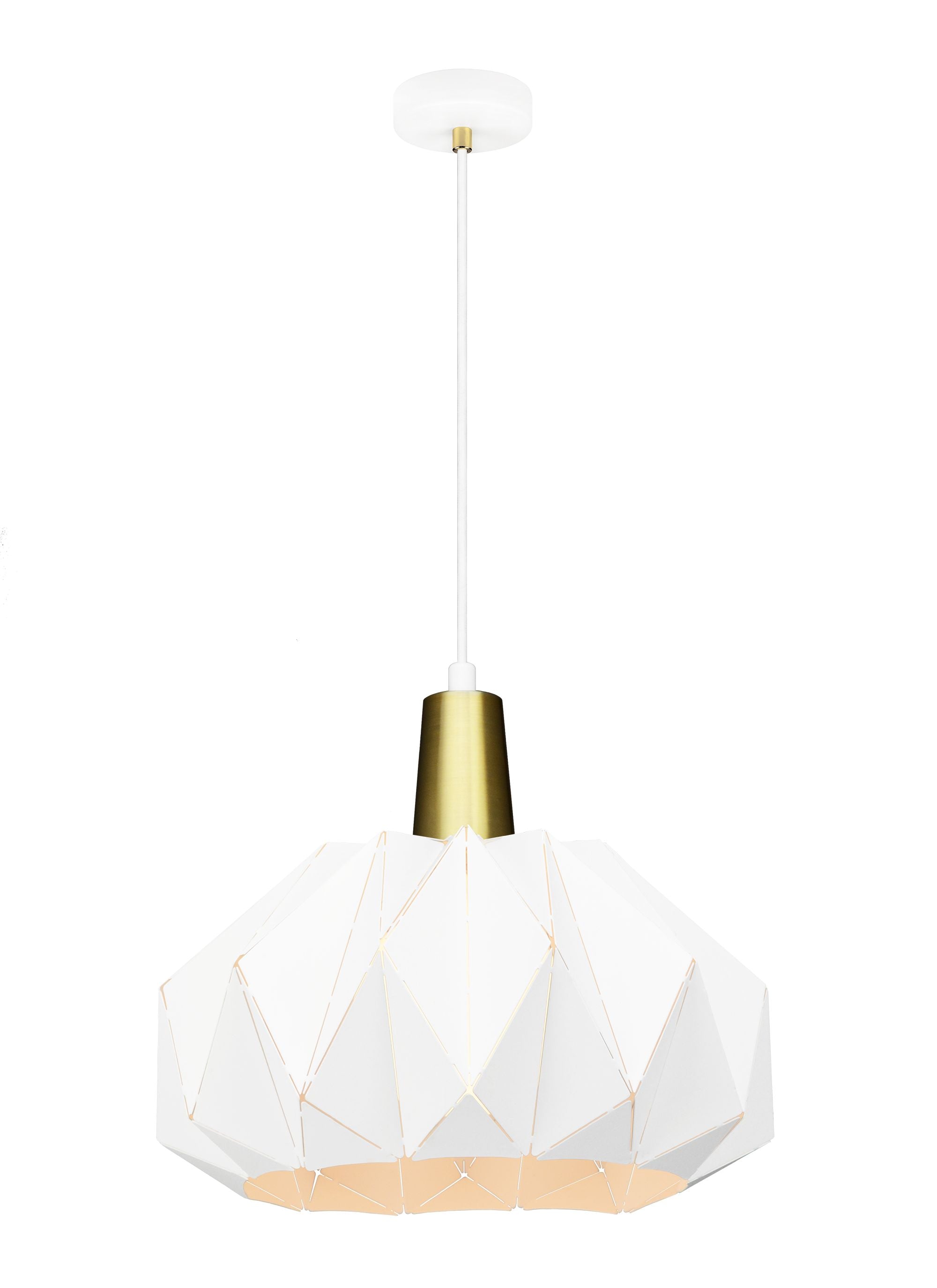 THE-ORIGAMI Suspension Blanc - C70901WH | MATTEO