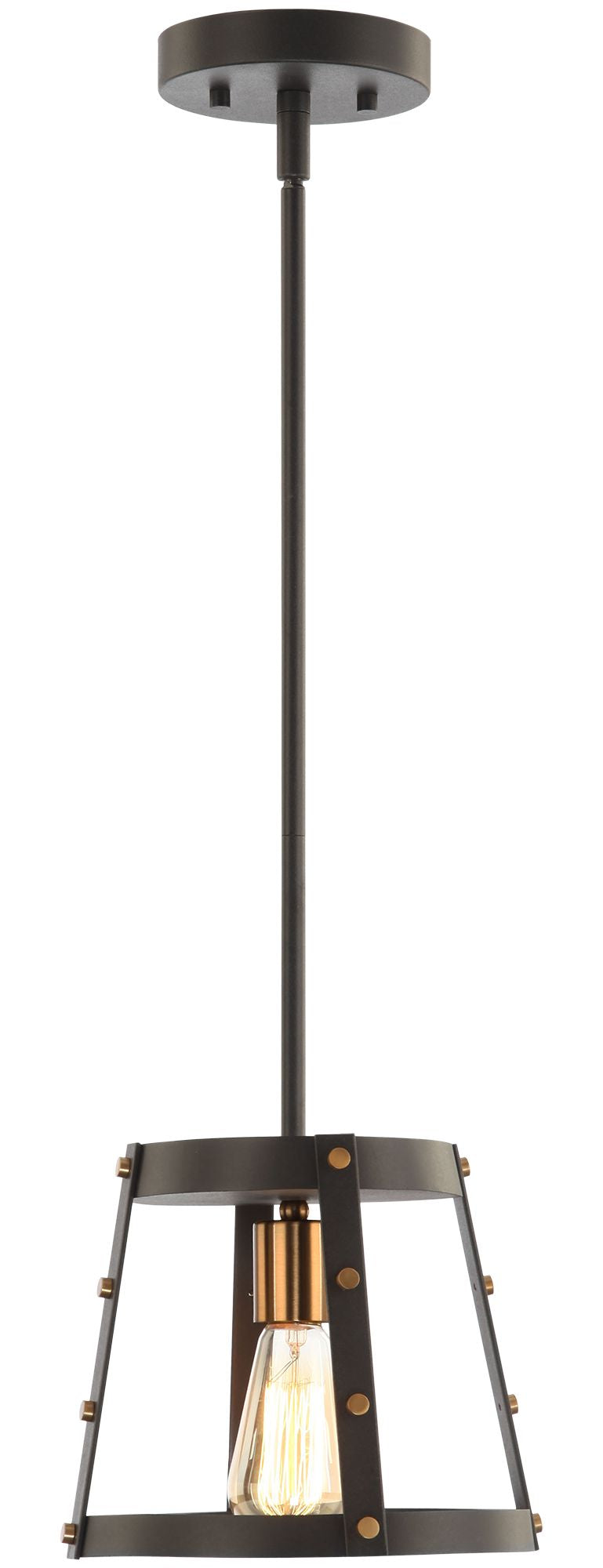 BEATON Suspension simple Noir, Or - C72001MBAG | MATTEO