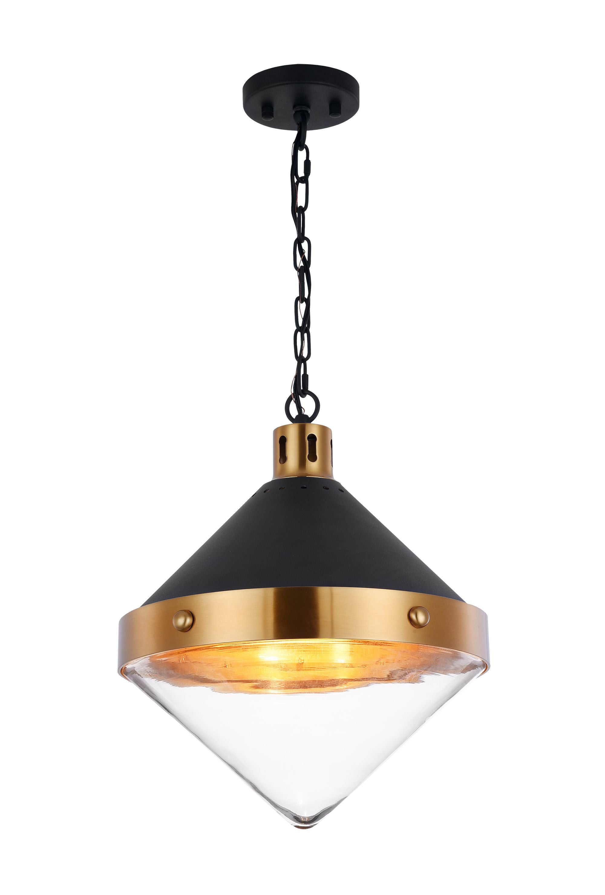 SPHERICON Pendant Black, Gold - C72203AGCL | TEO
