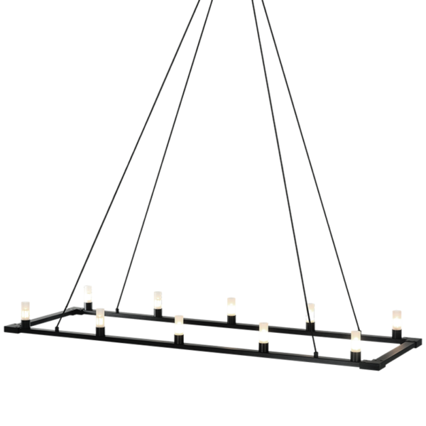 CASCADIAN Chandelier Black - C75210MB | TEO