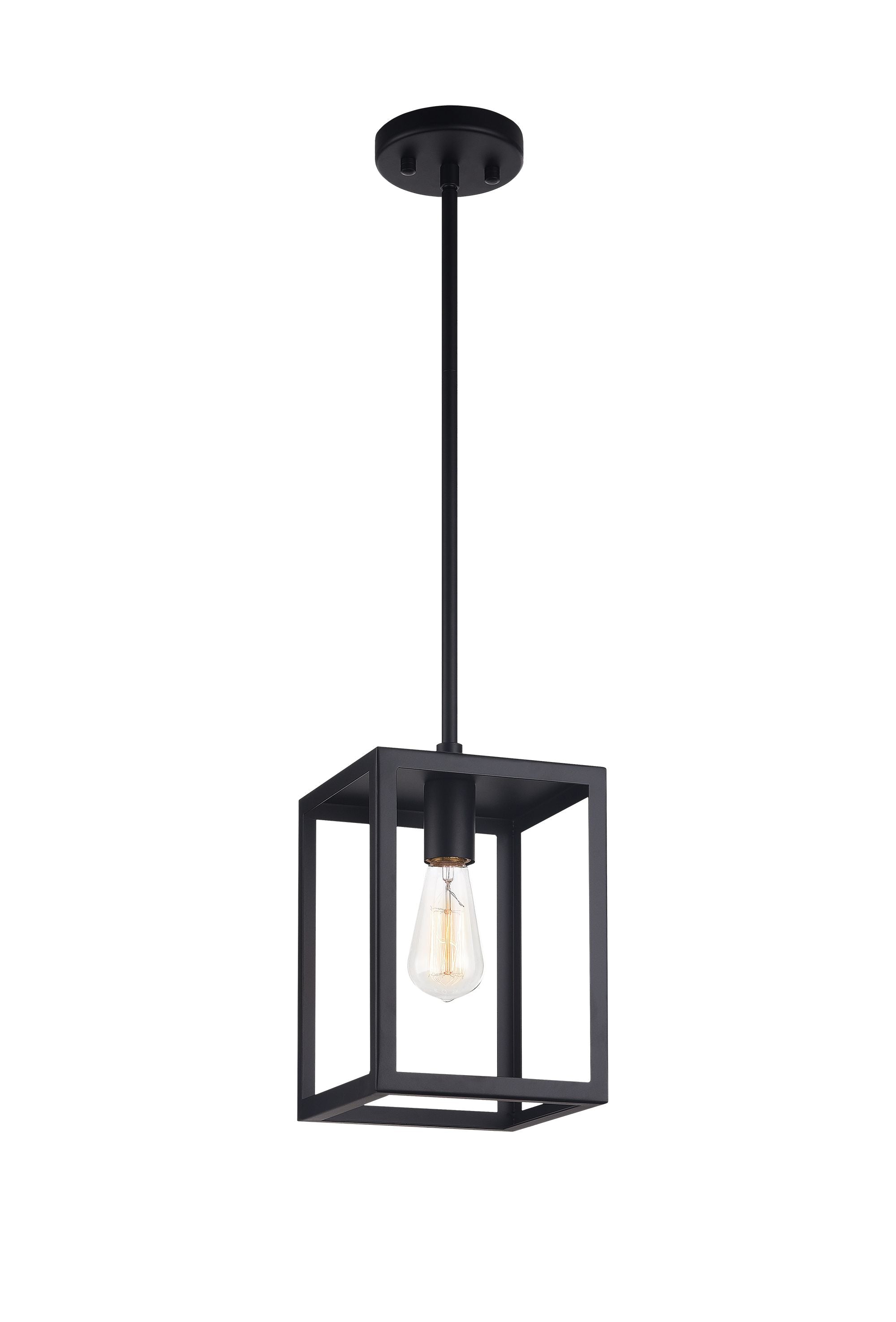 FLARE Suspension simple Noir - C76001BK | MATTEO