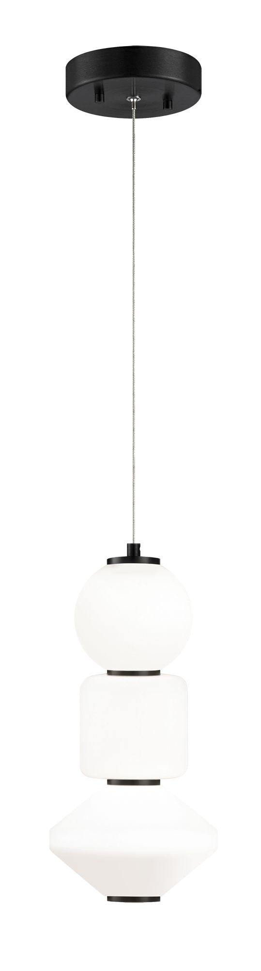DANGO Suspension simple Noir DEL INTÉGRÉ - C82412OB | MATTEO