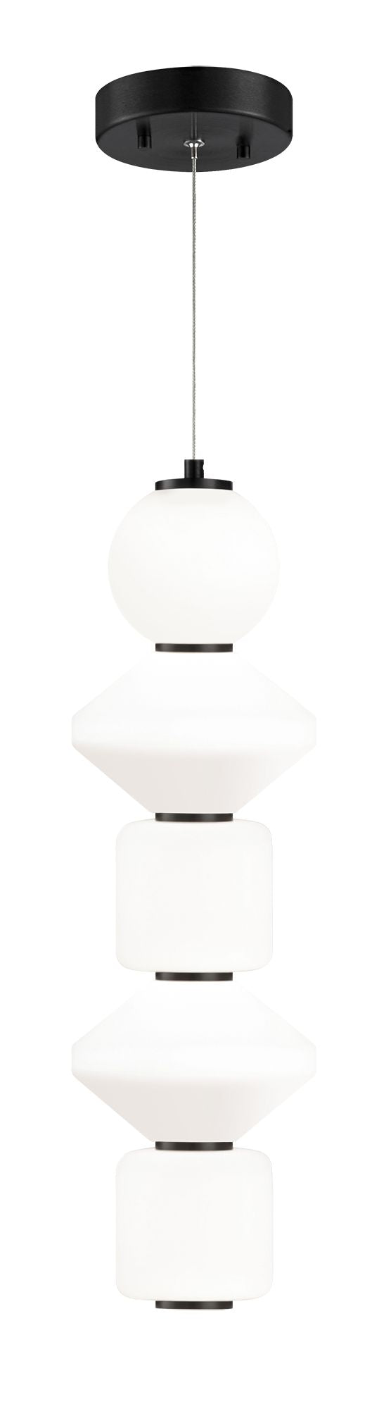 DANGO Suspension simple Noir DEL INTÉGRÉ - C82416OB | MATTEO