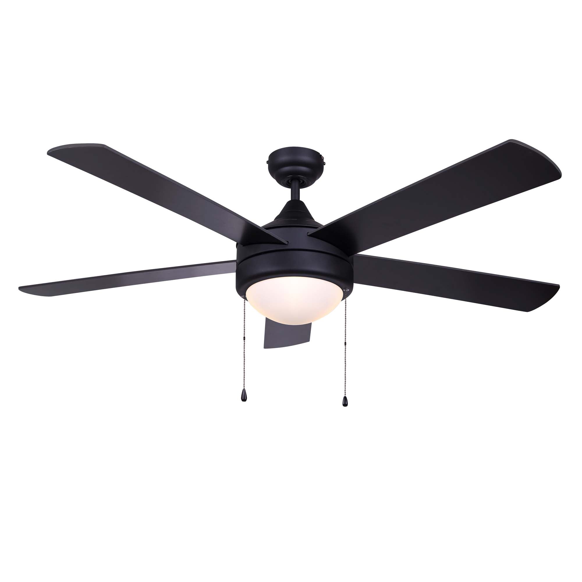 Ceiling fan Black INTEGRATED LED - CF52PR35BK | CANARM