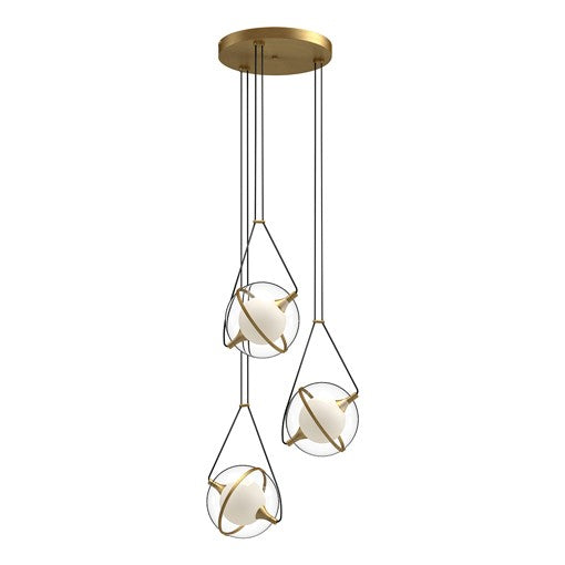 ARIES pendant Gold INTEGRATED LED - CH76718-BG | KUZCO