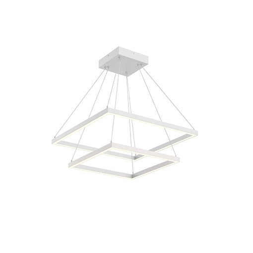 PIAZZA pendant White INTEGRATED LED - CH88224-WH | KUZCO