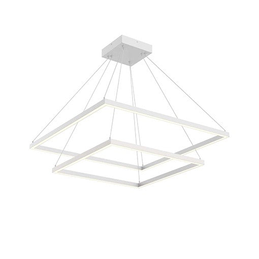 PIAZZA pendant White INTEGRATED LED - CH88232-WH | KUZCO