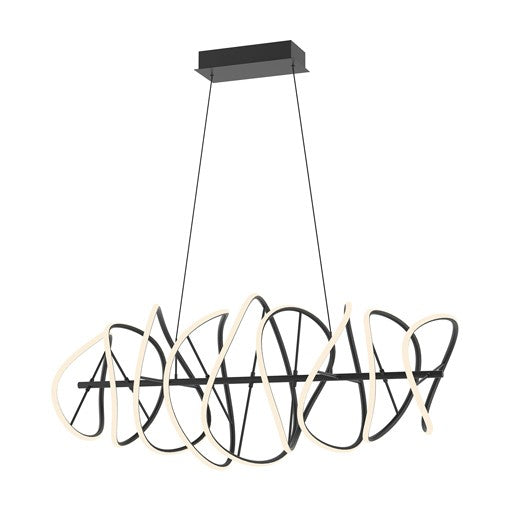COLLIDE pendant Black INTEGRATED LED - CH96442-BK | KUZCO