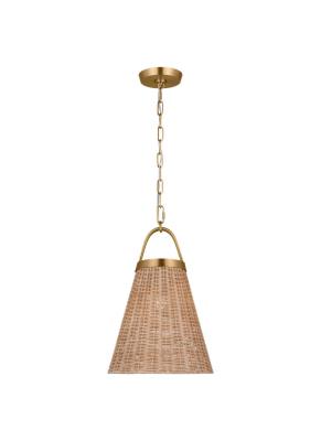WHITBY Suspension simple Or, Rotin - CP1421BBS | GENERATION-LIGHTING