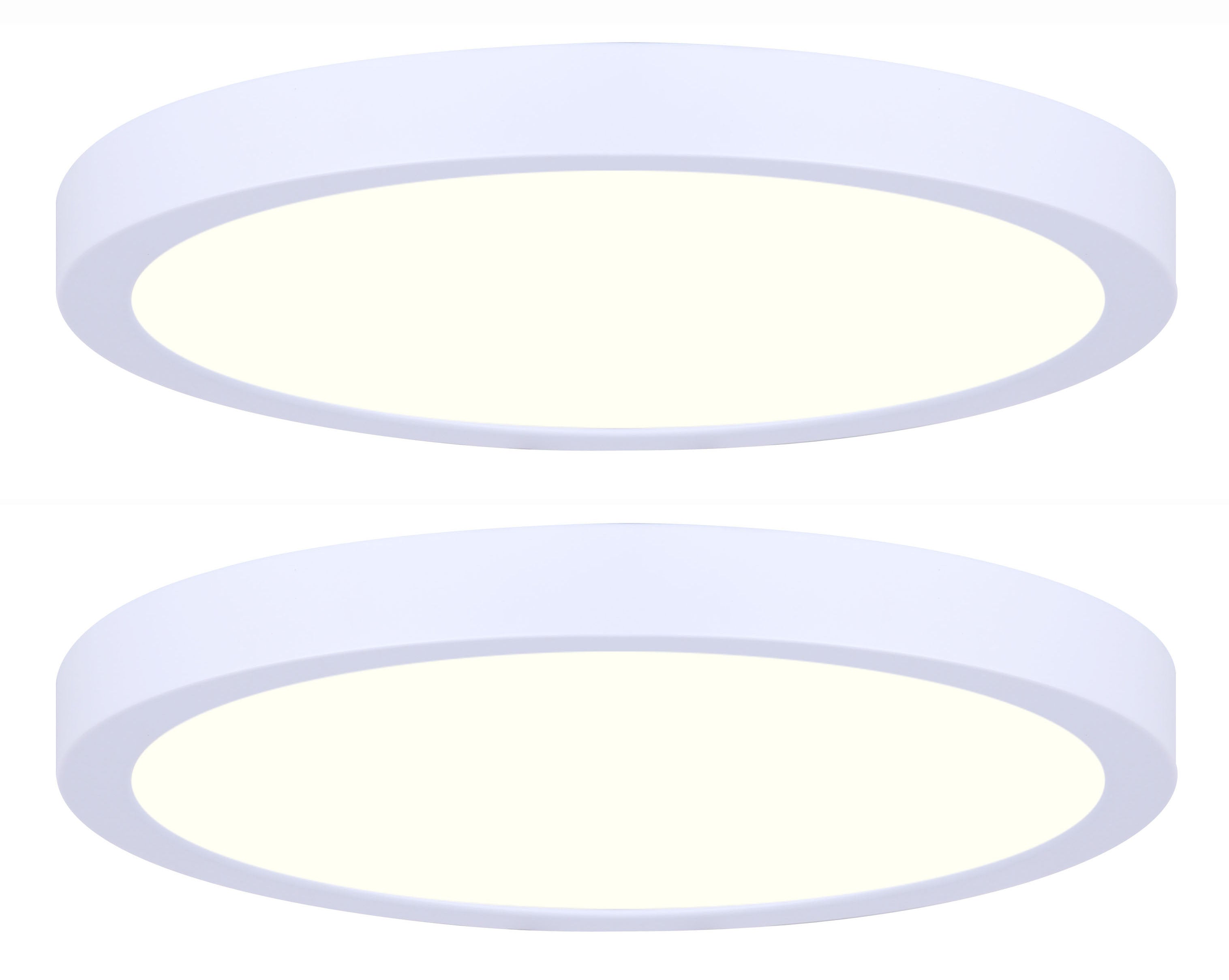 Flush mount  White INTEGRATED LED - DL-11C-22FC-WH-C2 | CANARM