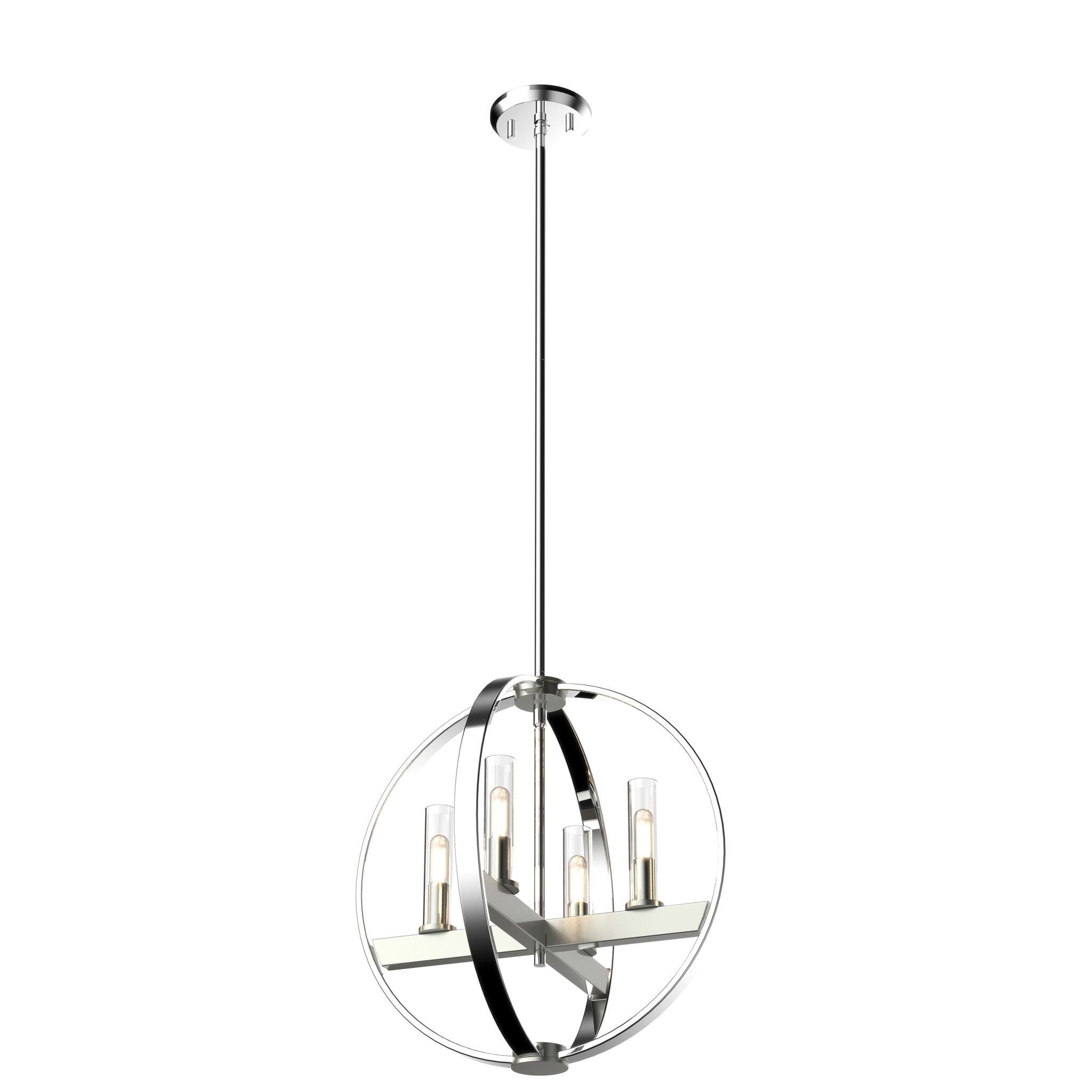 Mont-Royal Chandelier Chrome, Nickel - DVP28848CH/SN-CL | DVI