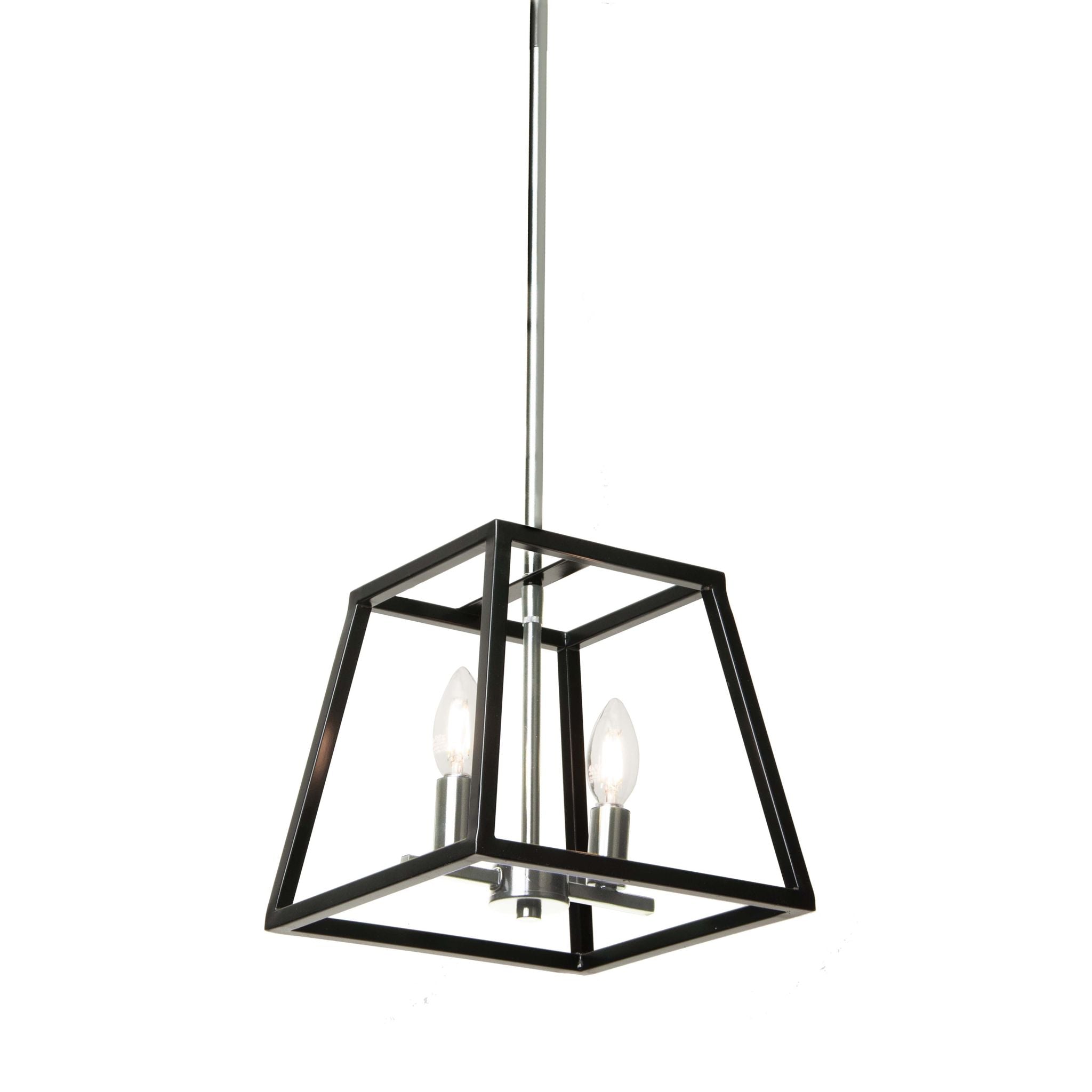 Laurentian Chandelier Nickel, Graphite - DVP30021SN+GR | DVI