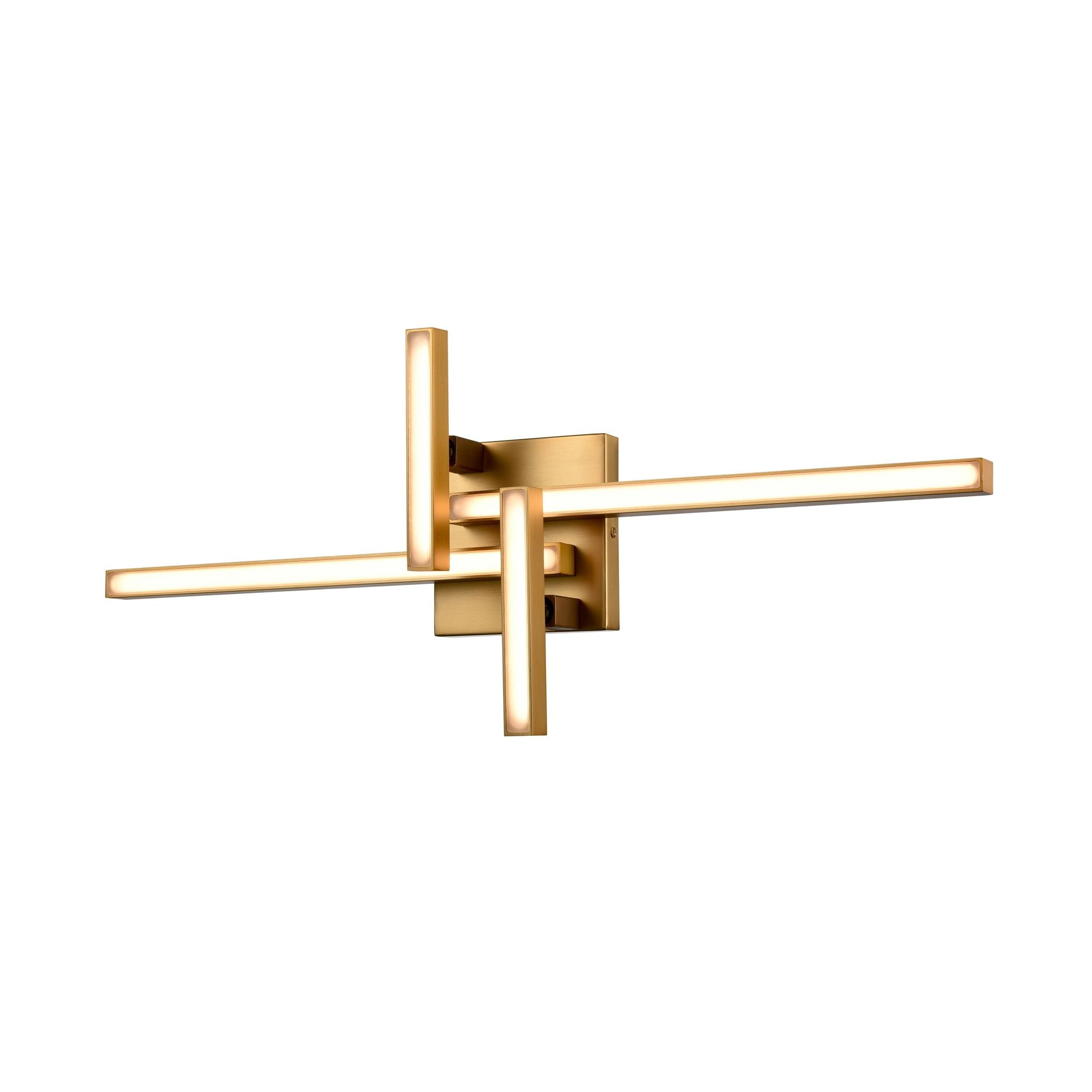 Maud AC LED Bathroom sconce Gold INTEGRATED LED - DVP44843BR | DVI