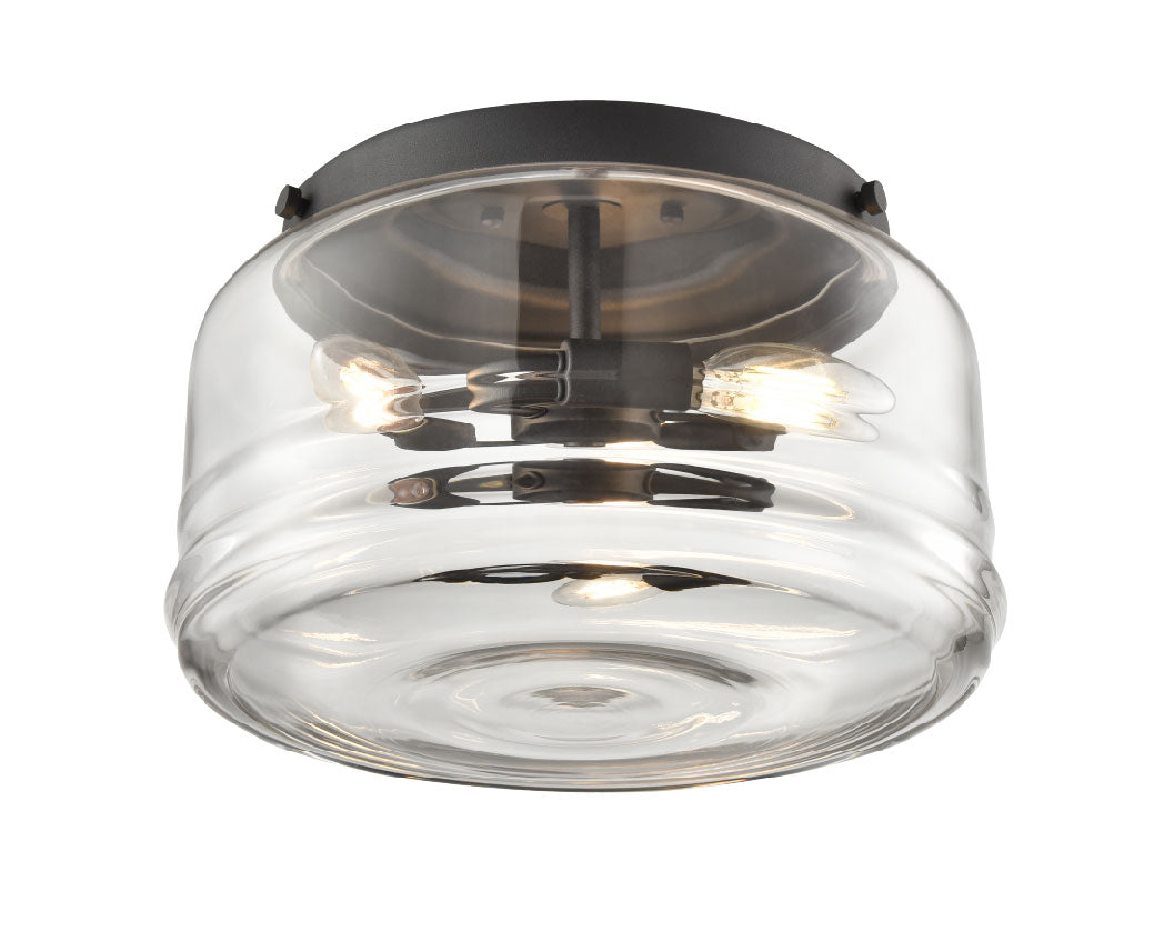 ROUGE VALLEY Outdoor flush mount Black - DVP47274BK-RPG | DVI