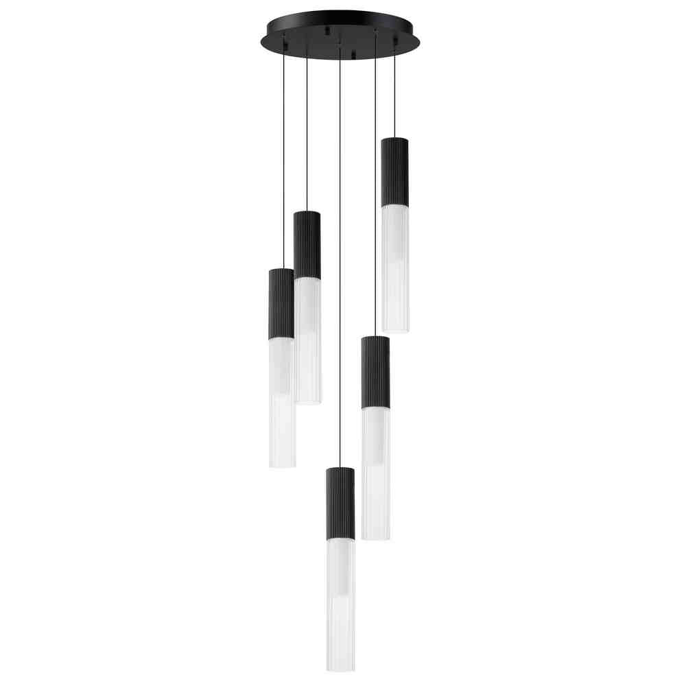 REEDS pendant Black INTEGRATED LED - E11015-144BK | MAXIM/ET3