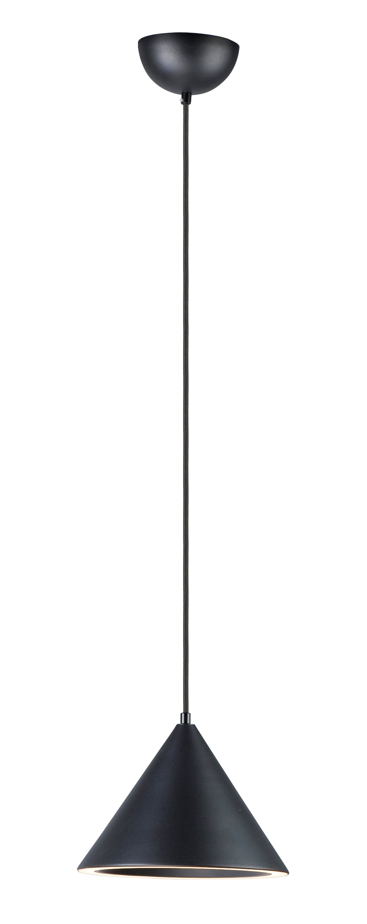 ABYSS Suspension simple Noir DEL INTÉGRÉ - E20082-BK | MAXIM/ET2