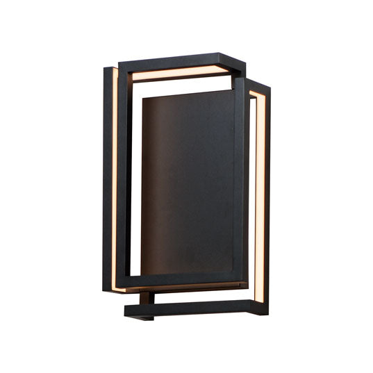 PENROSE Bathroom wall sconce Black INTEGRATED LED - E21269-BK | MAXIM/ET3
