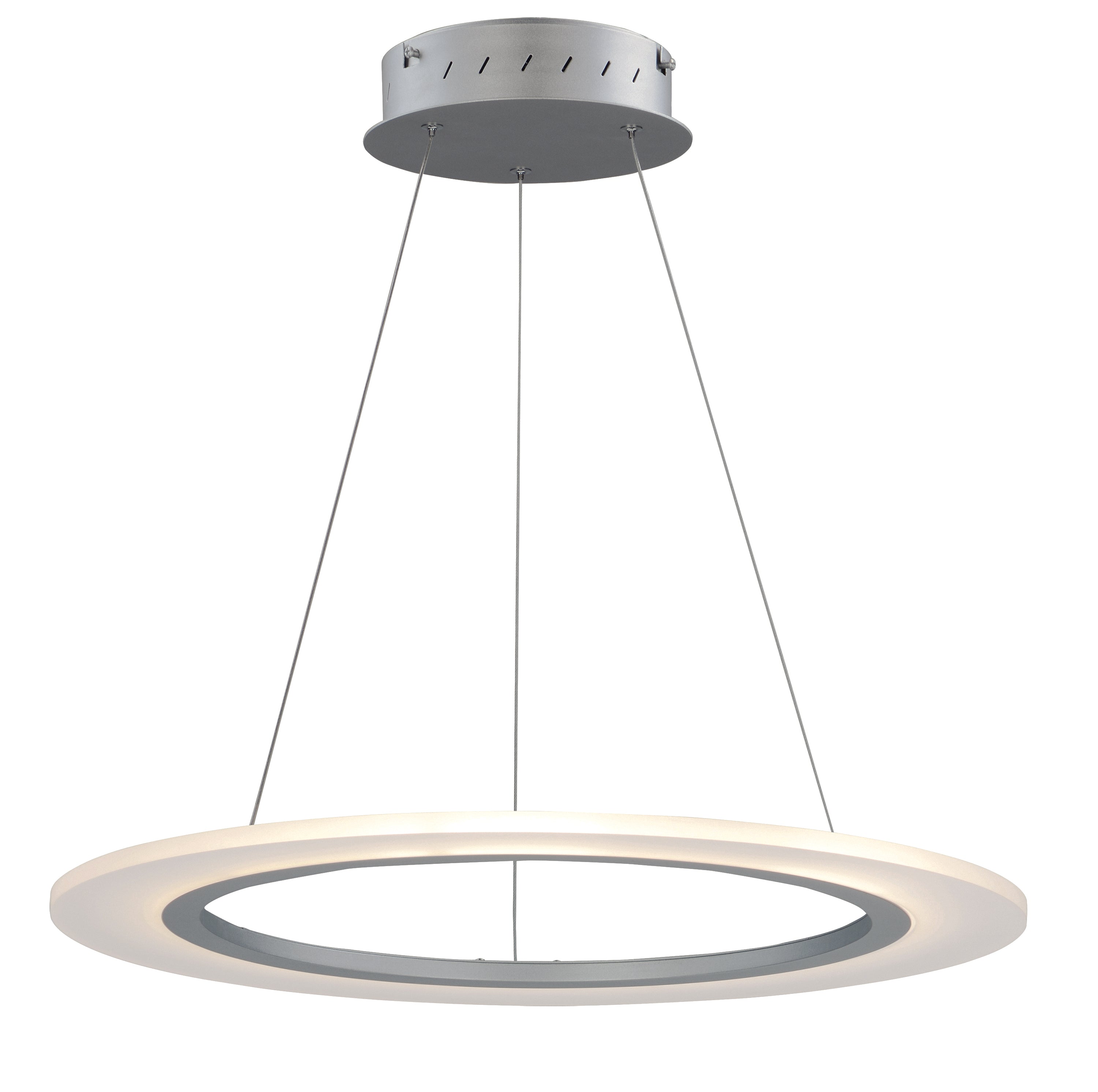 SATURN II LED Pendant Silver INTEGRATED LED - E22653-11MS | MAXIM/ET2