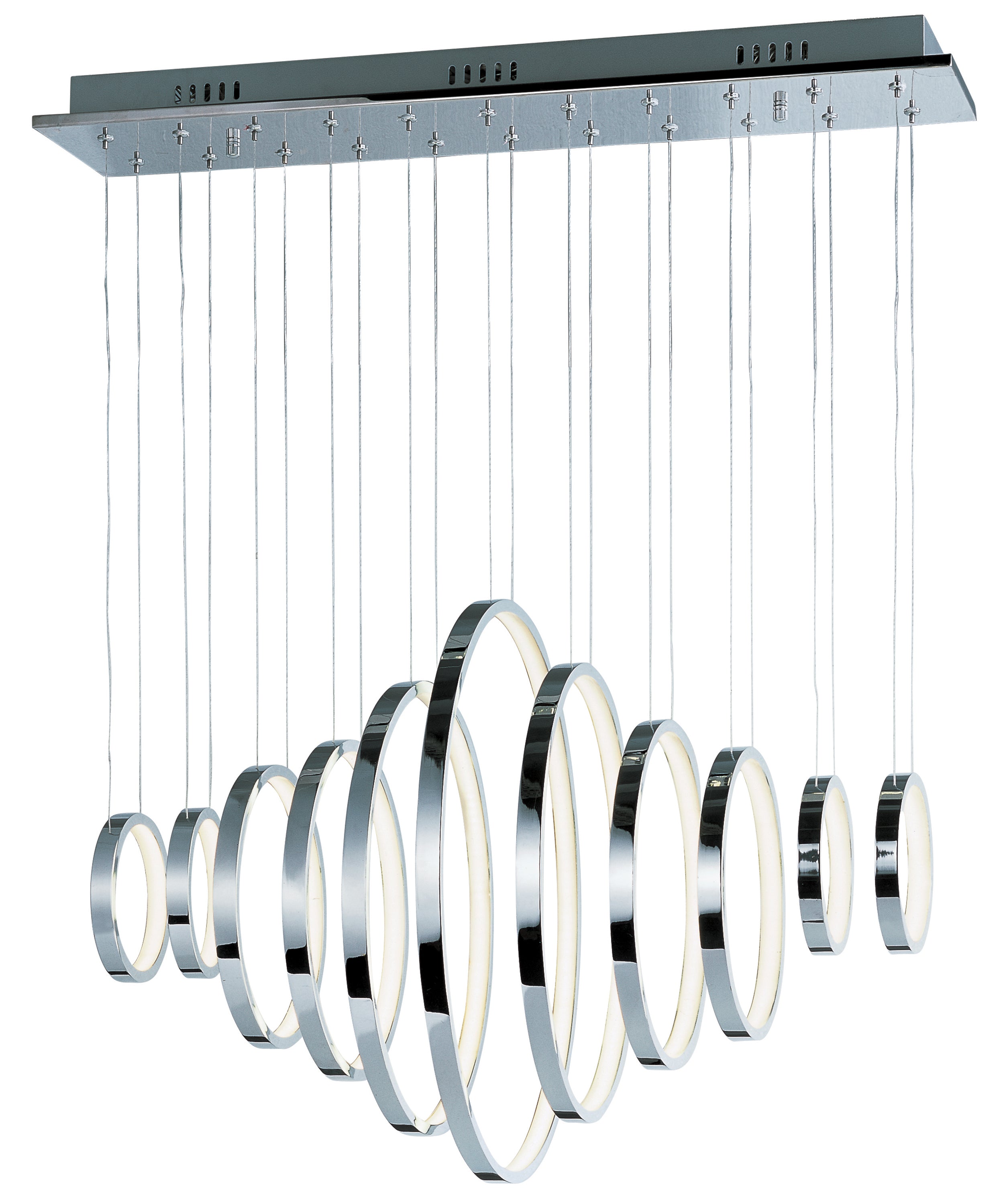 HOOPS LED Pendant Chrome INTEGRATED LED - E22716-PC | MAXIM/ET2