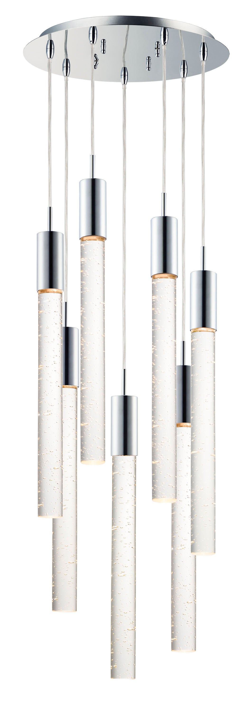 BIG FIZZ Pendant Chrome INTEGRATED LED - E22877-91PC | MAXIM/ET2