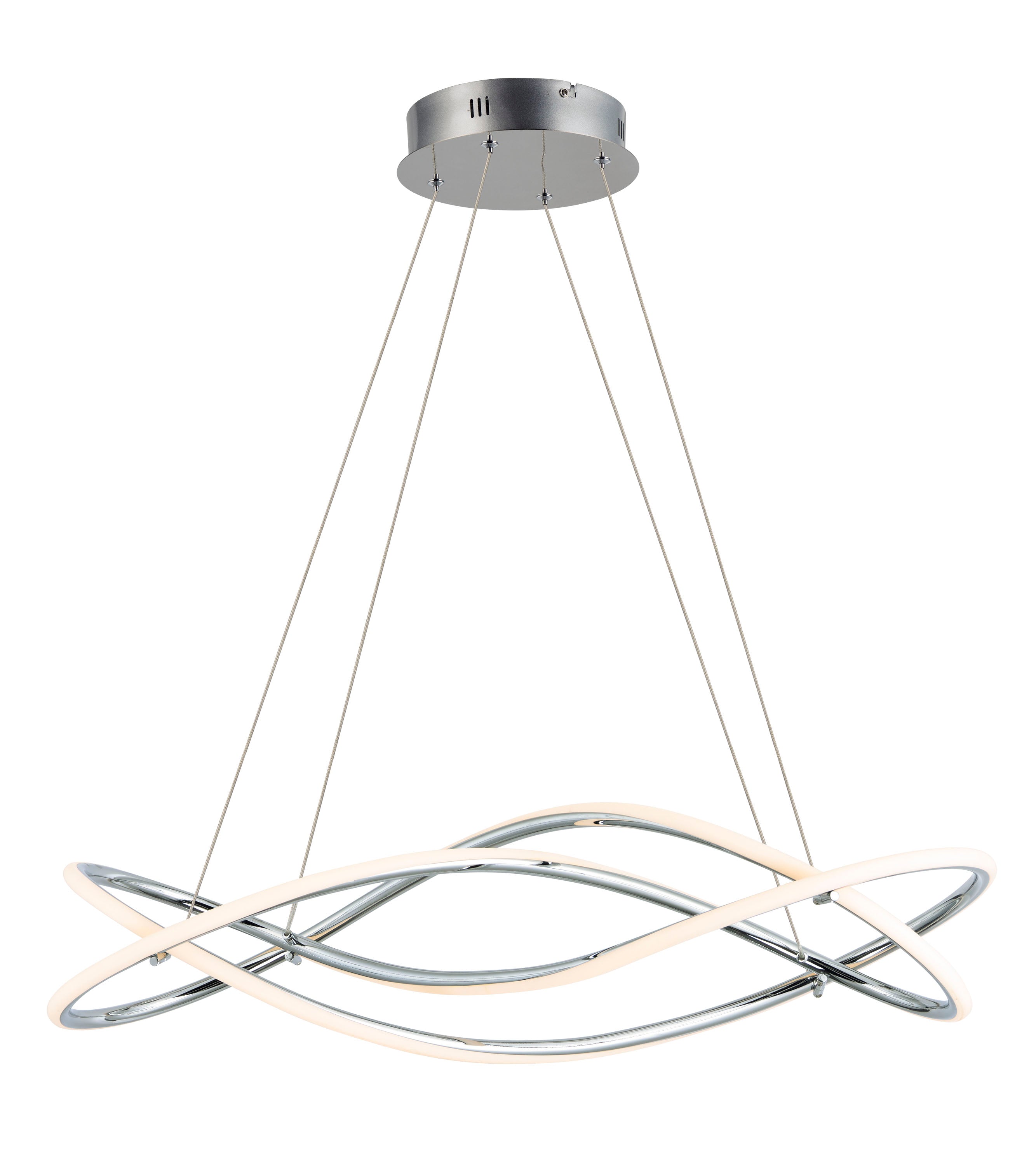 COASTER Suspension Chrome DEL INTÉGRÉ - E24136-PC | MAXIM / ET2