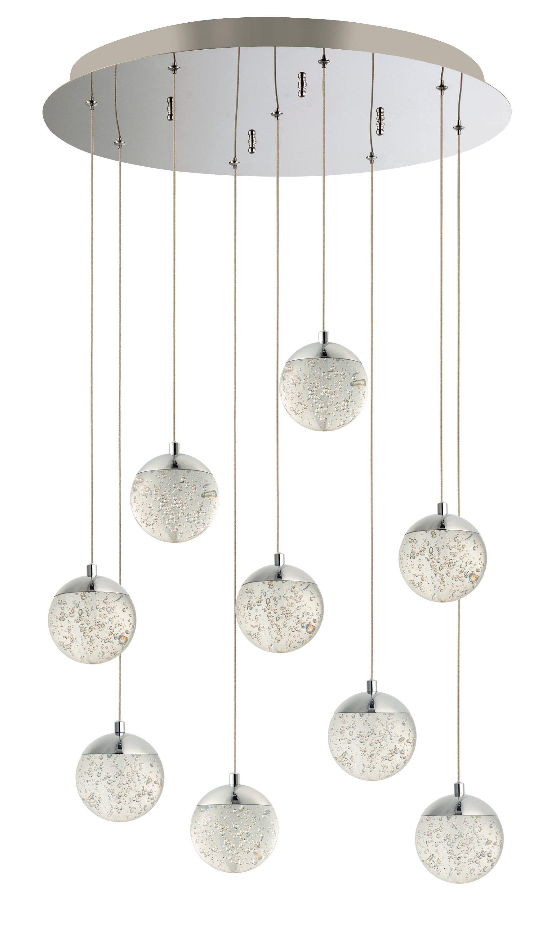 ORB II Pendant Chrome INTEGRATED LED - E24269-91PC | MAXIM/ET2