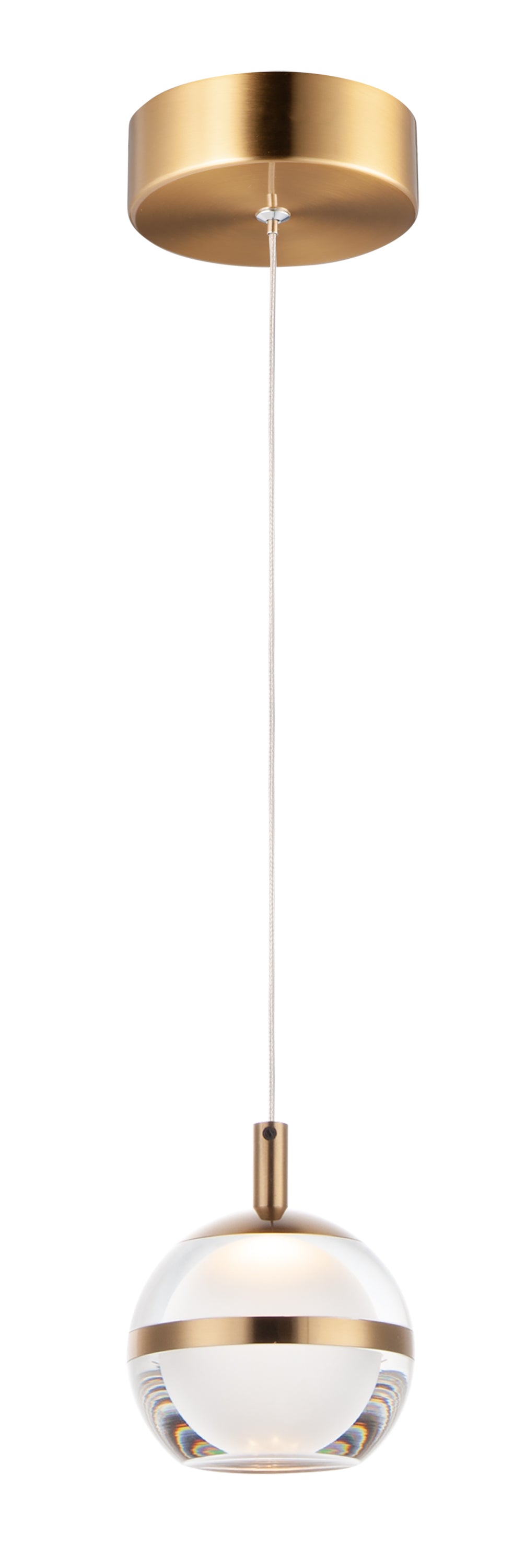 SWANK Pendant Gold INTEGRATED LED - E24591-93NAB | MAXIM/ET2