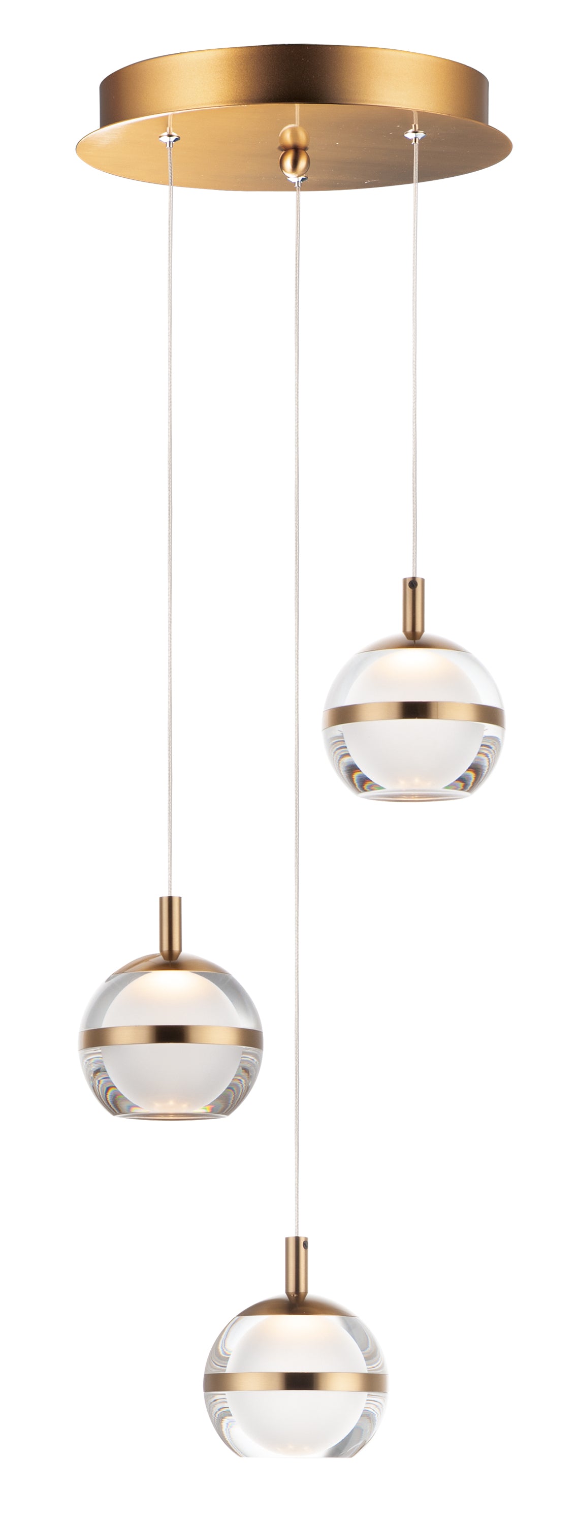 SWANK Pendant Gold INTEGRATED LED - E24593-93NAB | MAXIM/ET2