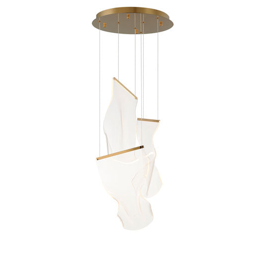 RINKLE pendant Gold INTEGRATED LED - E24874-133FG | MAXIM/ET3