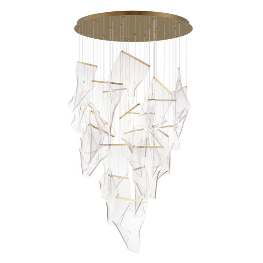 RINKLE pendant Gold INTEGRATED LED - E24880-133FG | MAXIM/ET3