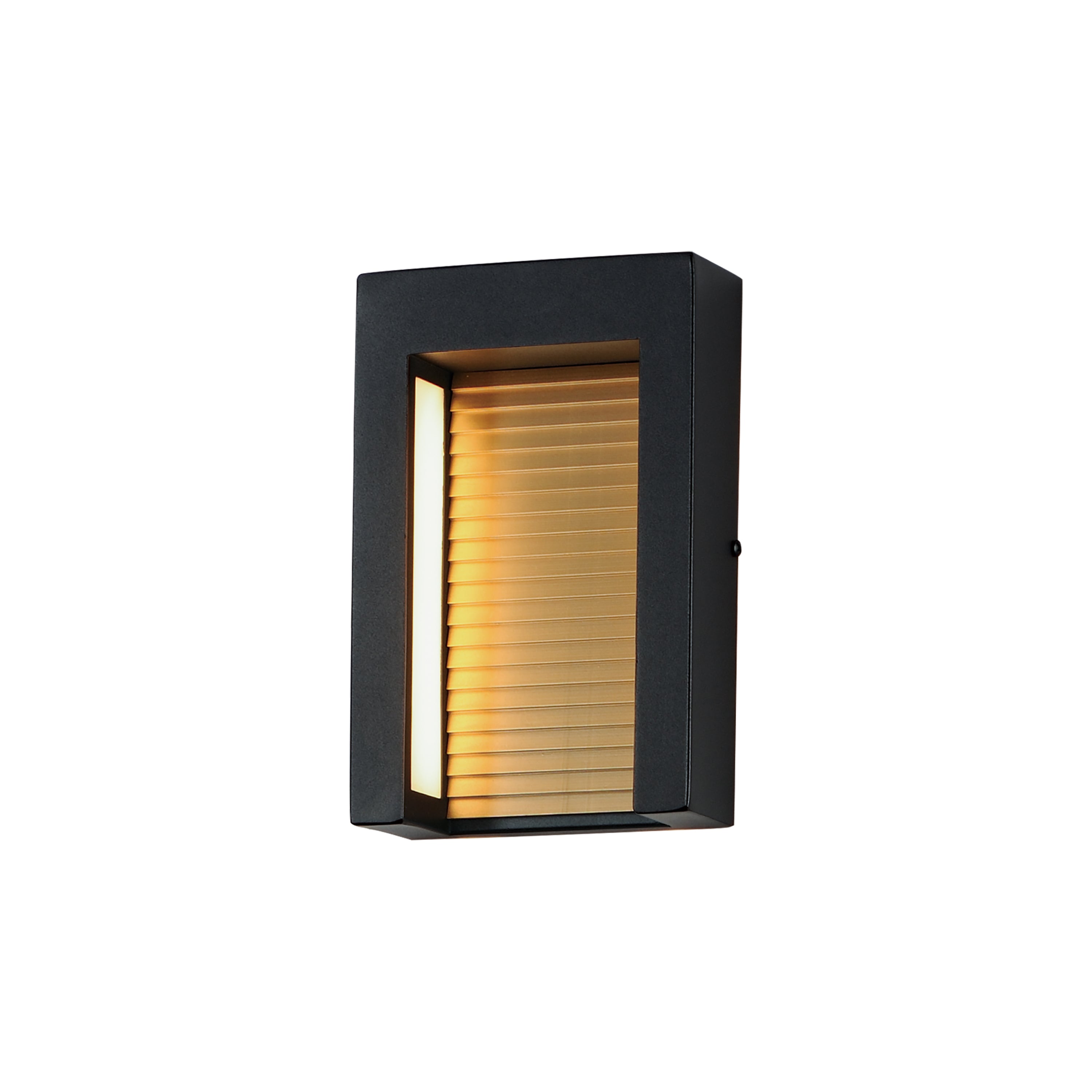ALCOVE Outdoor wall sconce Black, Gold INTEGRATED LED - E30102-BKGLD | MAXIM/ET3