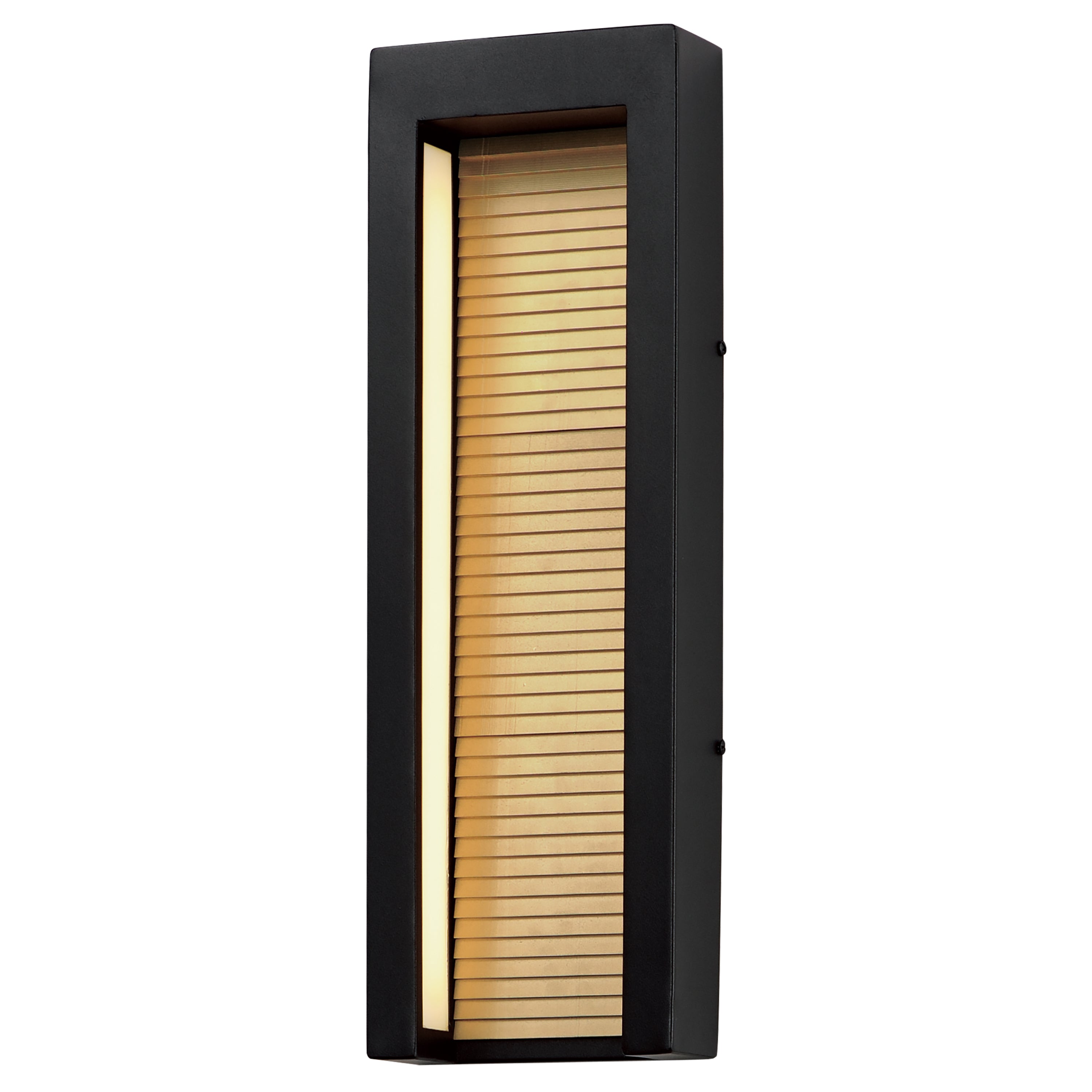 ALCOVE Outdoor wall sconce Black, Gold INTEGRATED LED - E30106-BKGLD | MAXIM/ET3
