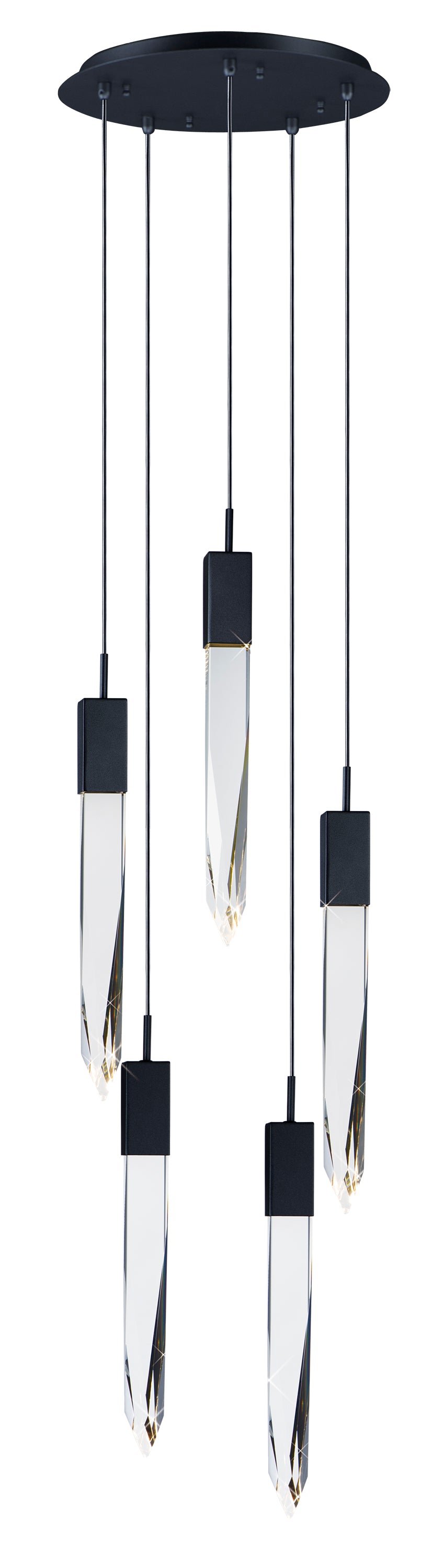 QUARTZ Pendant Black INTEGRATED LED - E31244-20BK | MAXIM/ET2