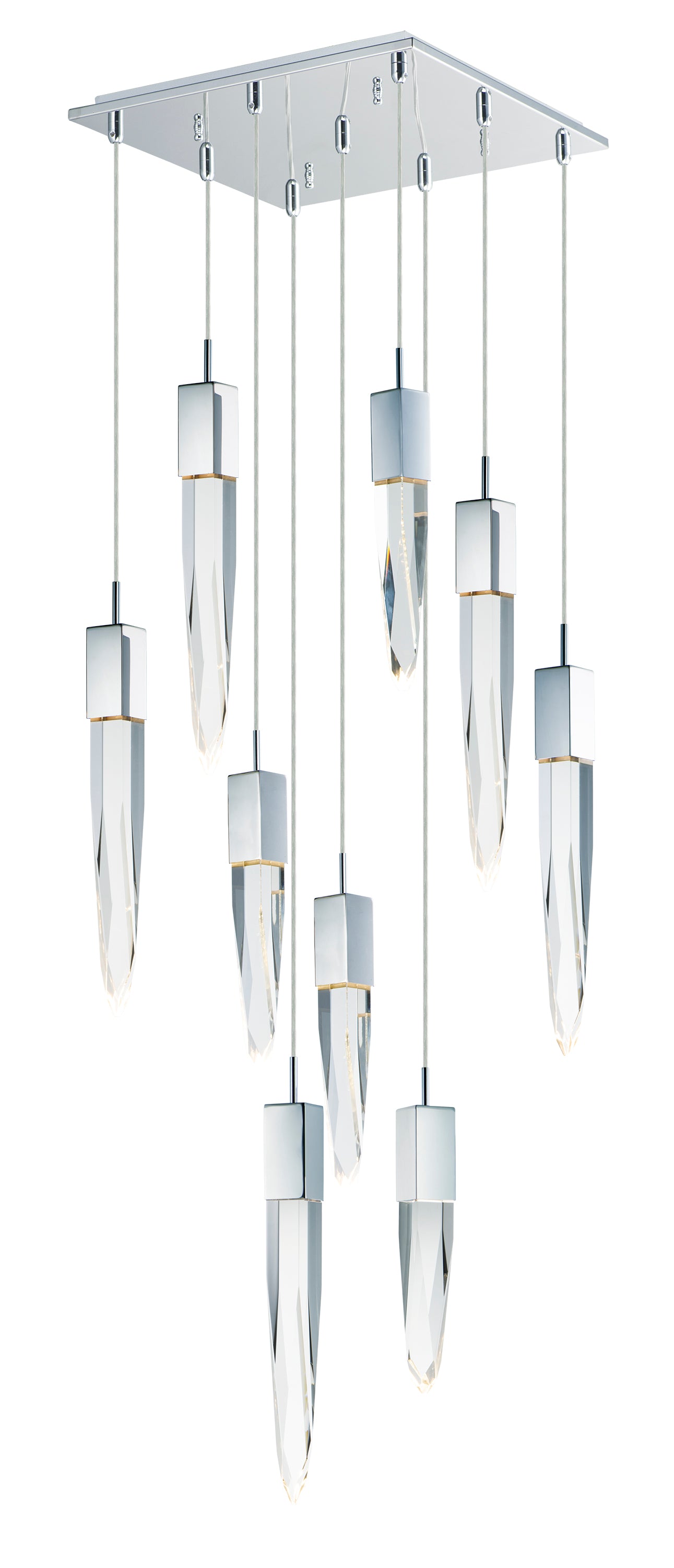 QUARTZ Suspension Chrome DEL INTÉGRÉ - E31246-20PC | MAXIM/ET2