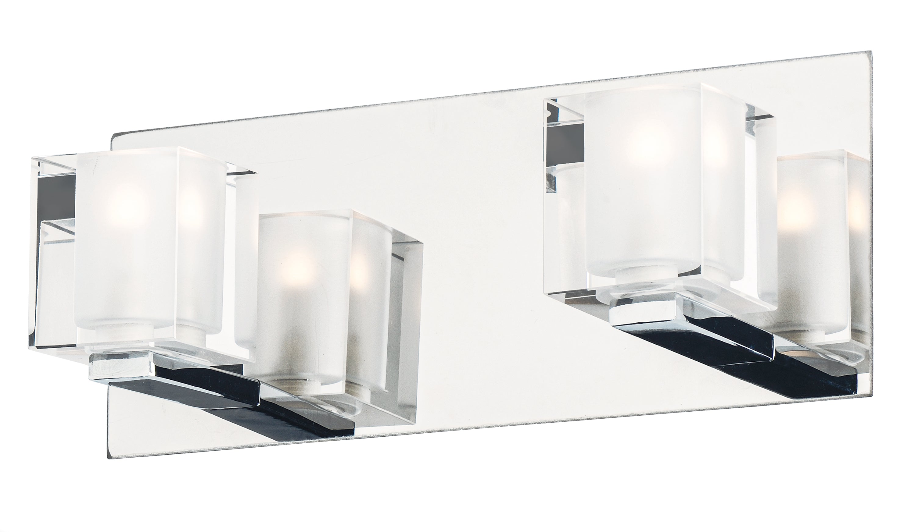 BLOCS LED Sconce Chrome - E32032-18PC | MAXIM/ET2