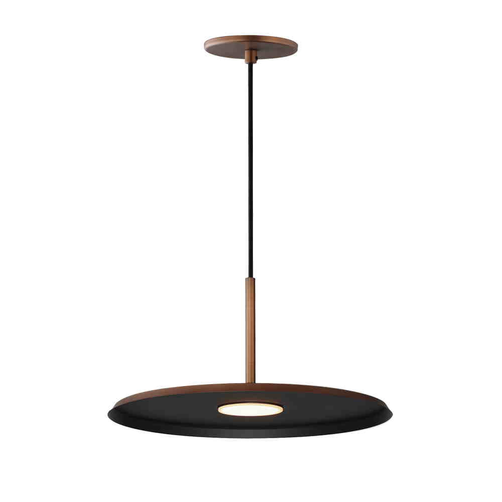 BERLINER pendant Bronze INTEGRATED LED - E34001-ACP | MAXIM/ET3