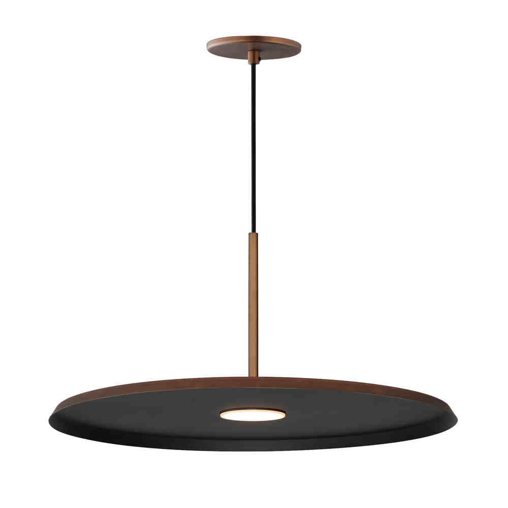 BERLINER pendant Bronze INTEGRATED LED - E34002-ACP | MAXIM/ET3