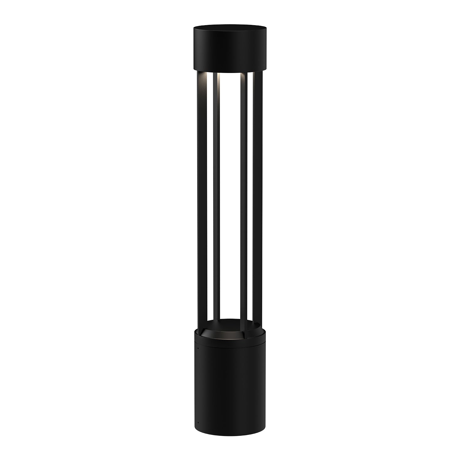KNOX Post lighting Black INTEGRATED LED - EB41936-BK | KUZCO