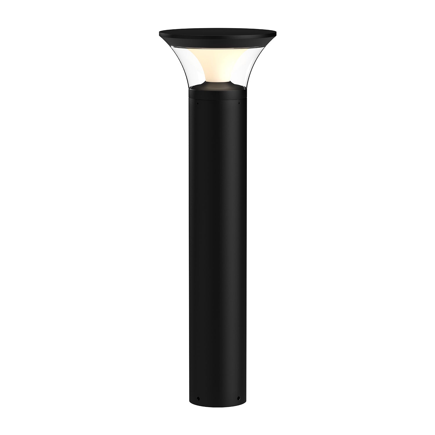 KINGSBURY Post lighting Black INTEGRATED LED - EB48941-BK | KUZCO